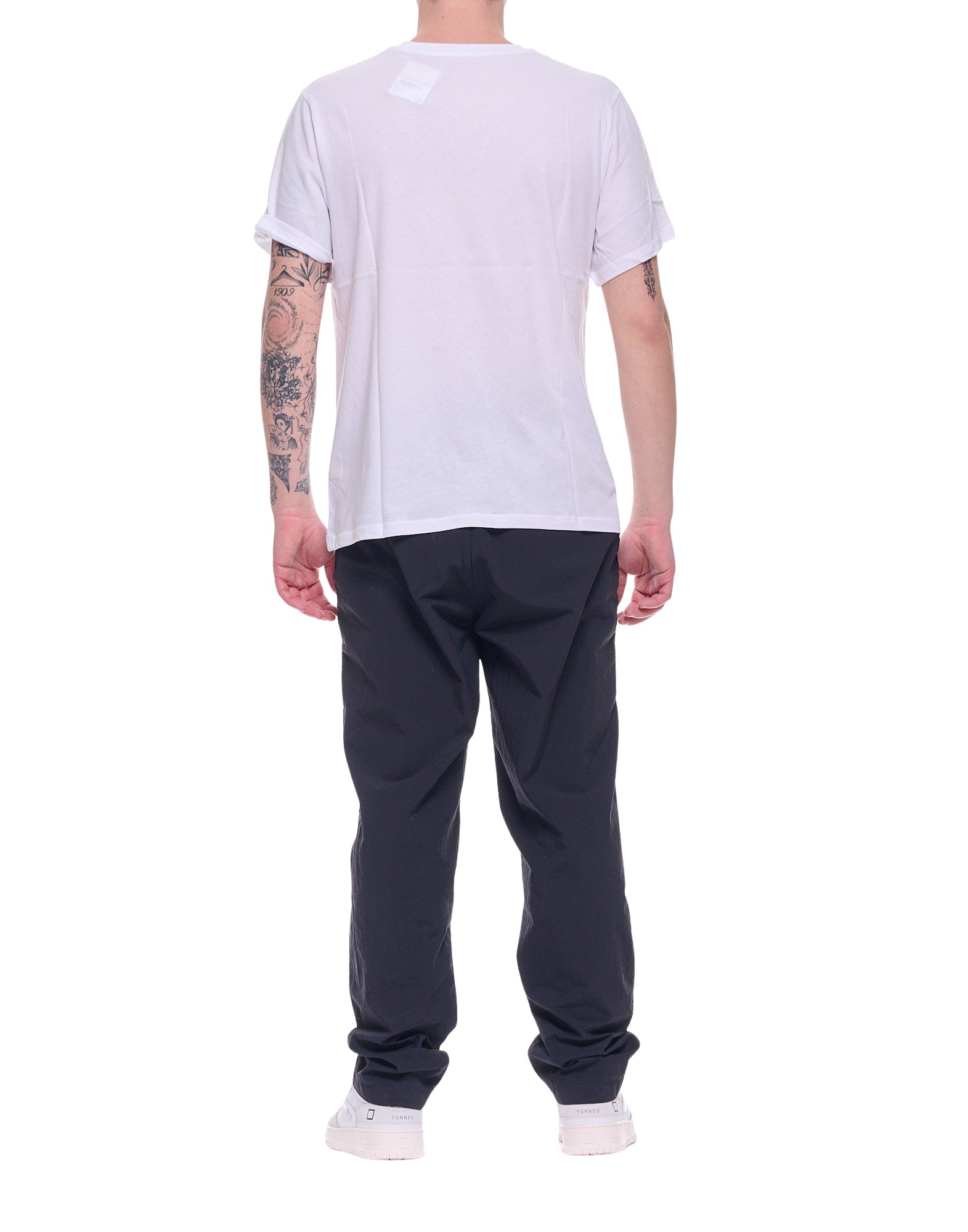 Majestic Filatures Men’s White T-Shirt Crew Neck M537 HTS022 001