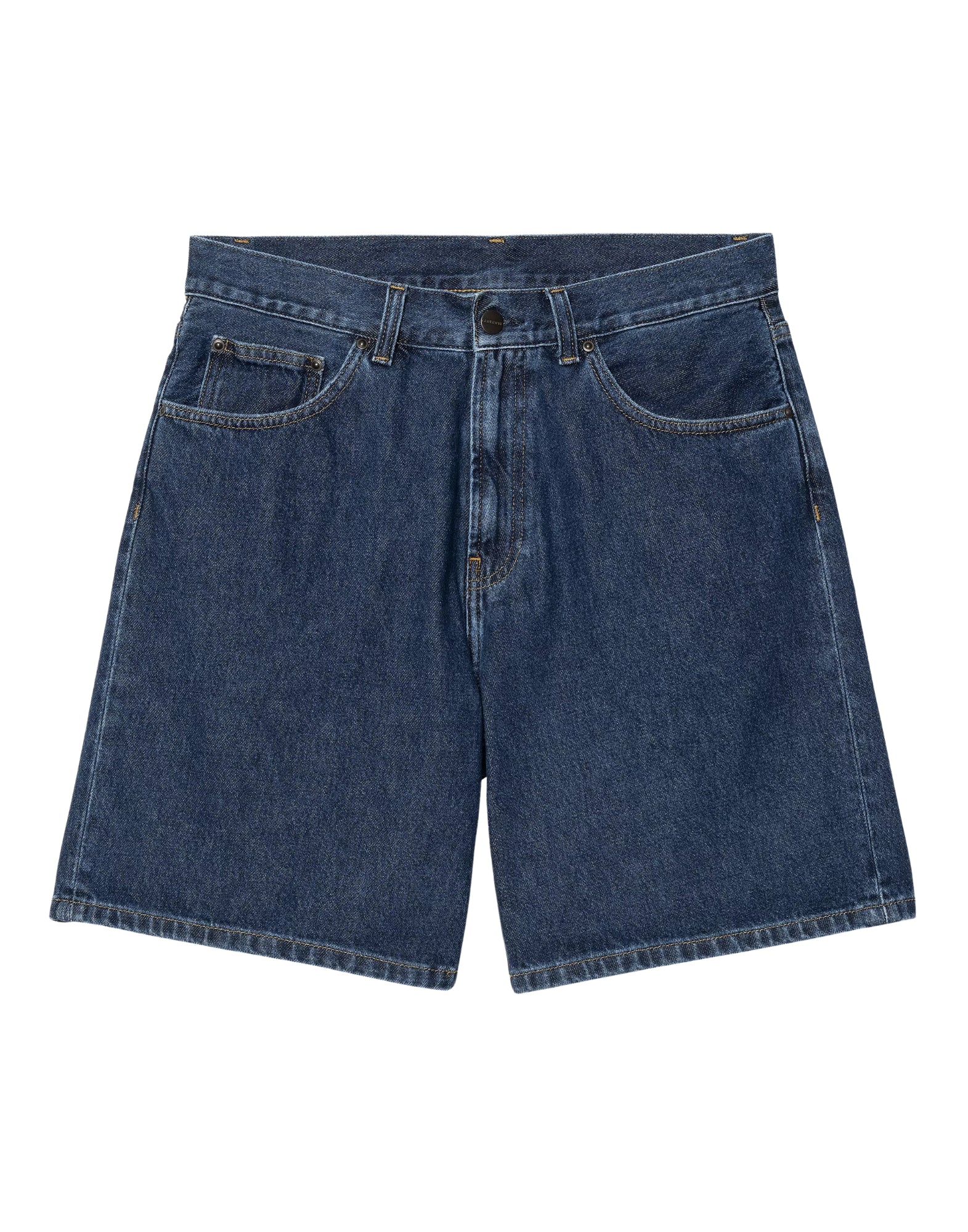 Short MAN I034869 0160 놀란 블루 헤비 스톤 세척 CARHARTT WIP