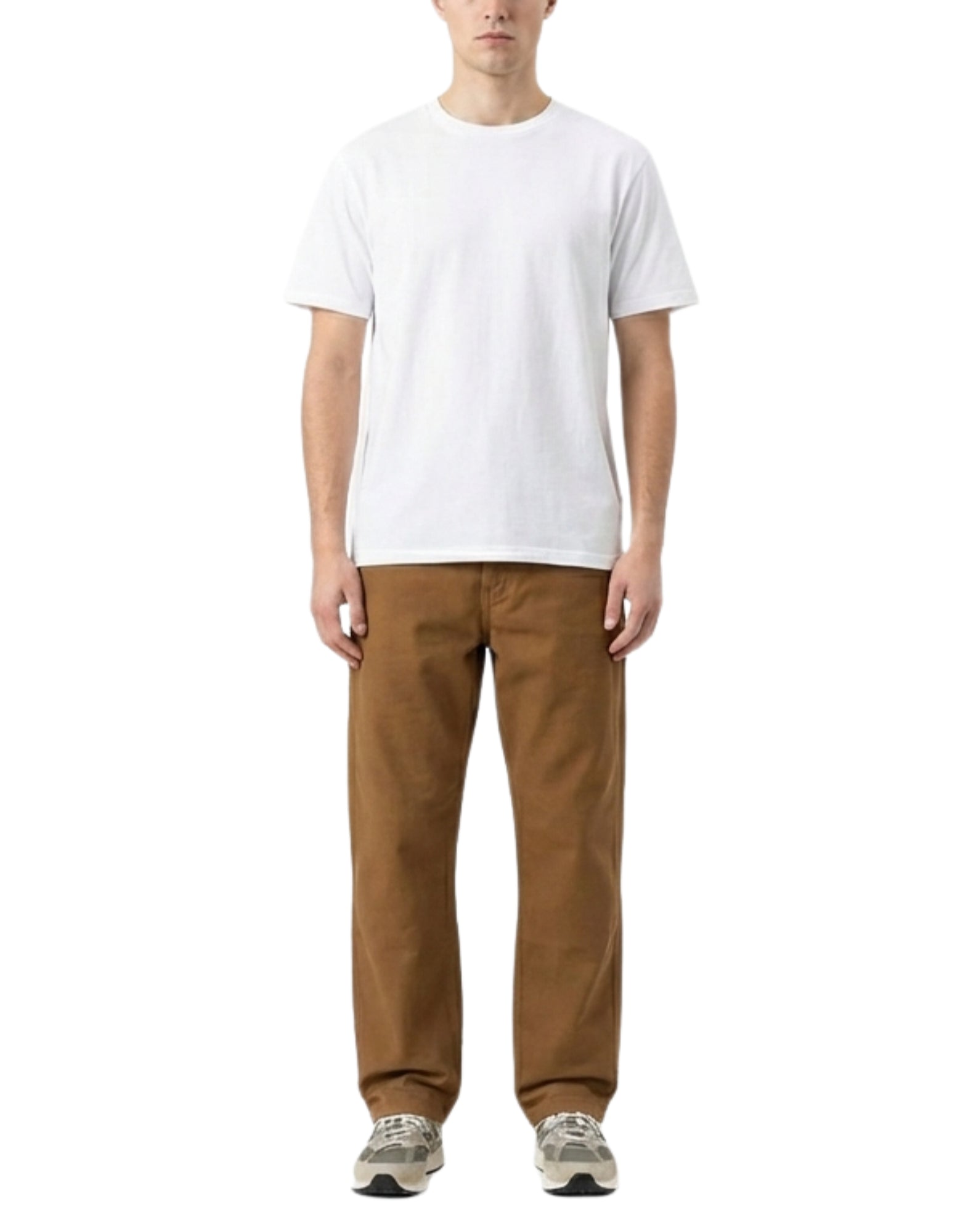 Carhartt WIP Brandon Pant Men’s Canvas Loose Fit Brown I036311 HZB7