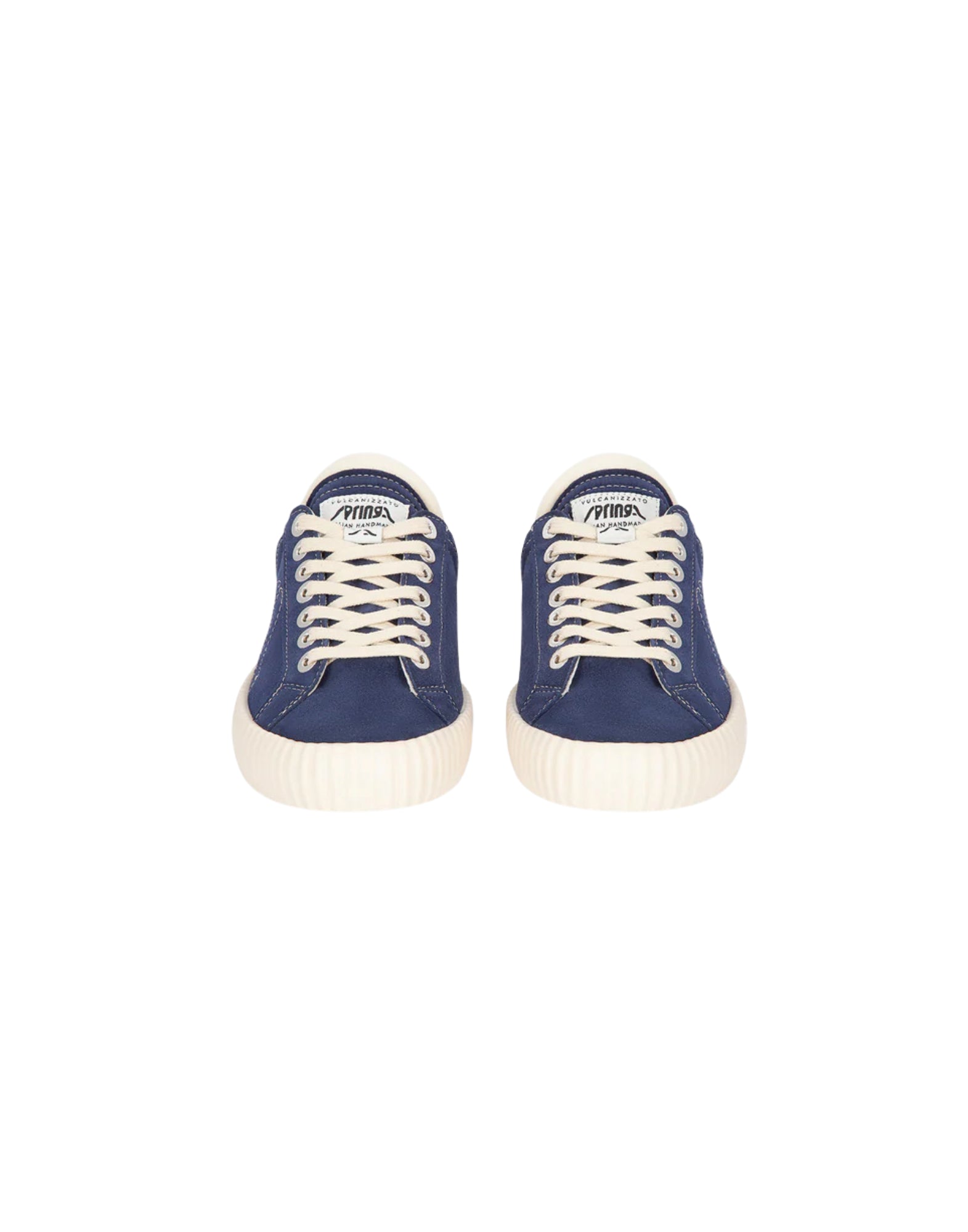 Springa Wavy Suede Blue Sneakers in suede with leather details WL1 SU TEXA1EY BLUE