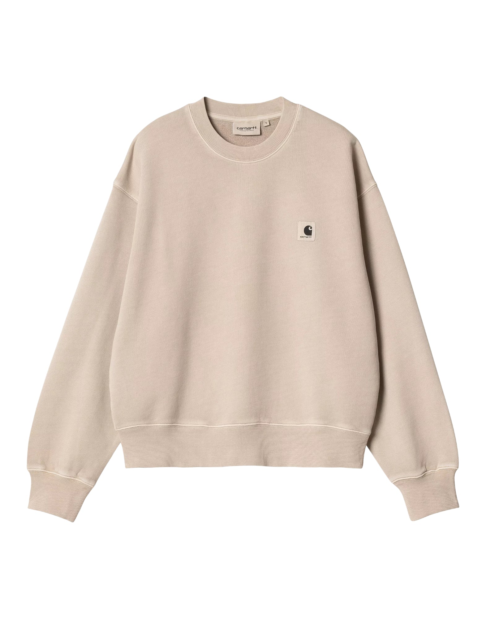 Sweat-shirt femme I029537 2LPGD Nelson Fleur de Sel Garment teint CARHARTT WIP
