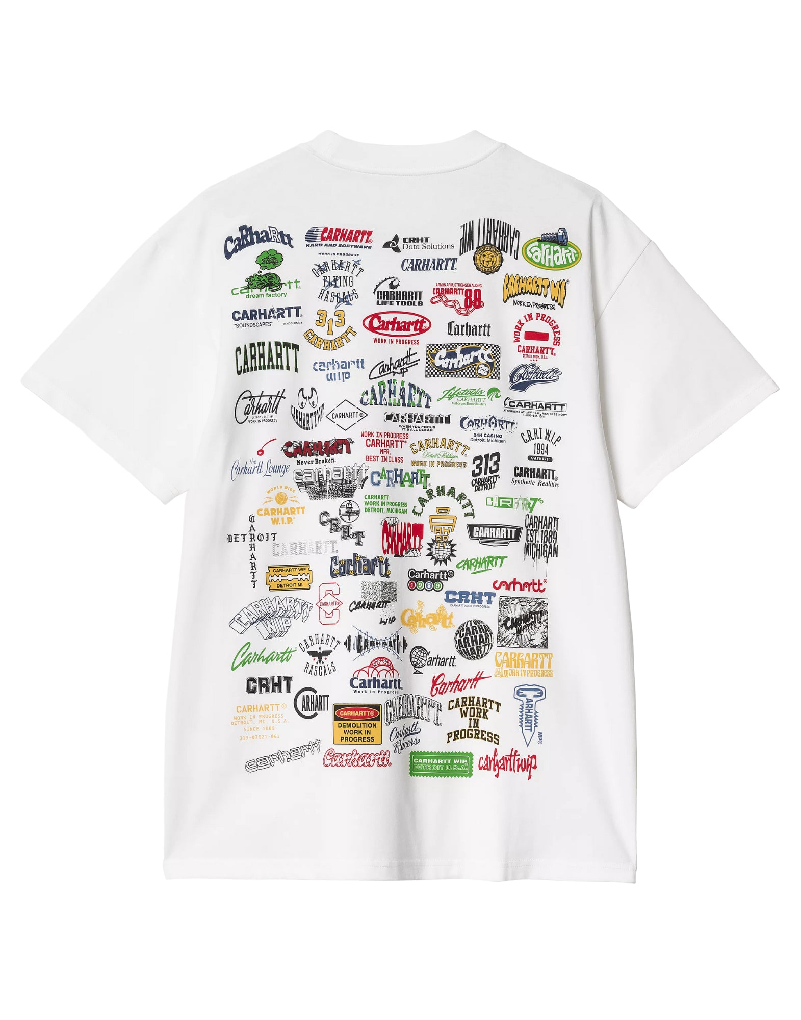 티셔츠 맨 i034643 02xx 로고 화이트 CARHARTT WIP