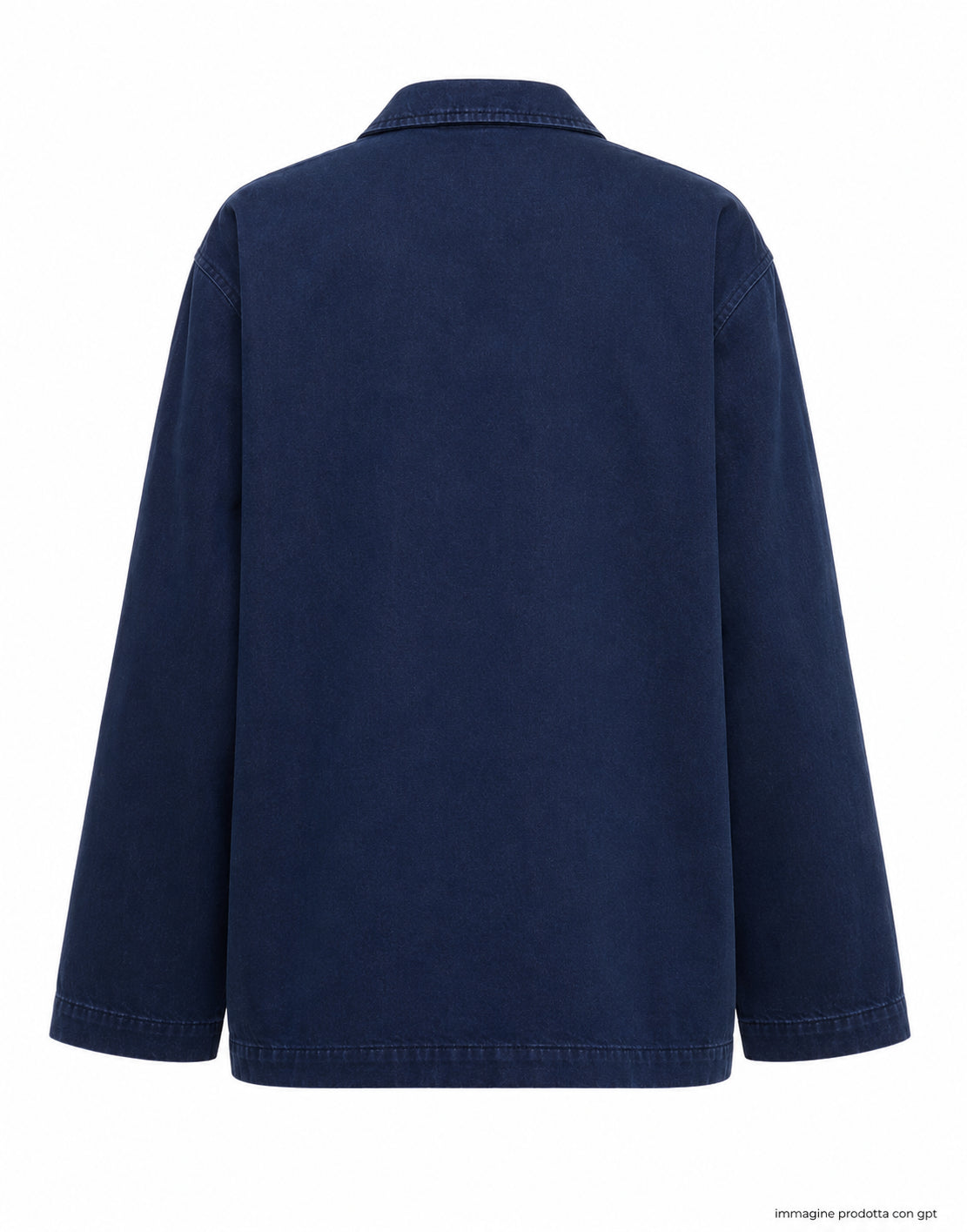 Eat Dust 673 Temple Jacket en Enigma Denim Blue W-B-0001-END-504 ENIGMA DENIM