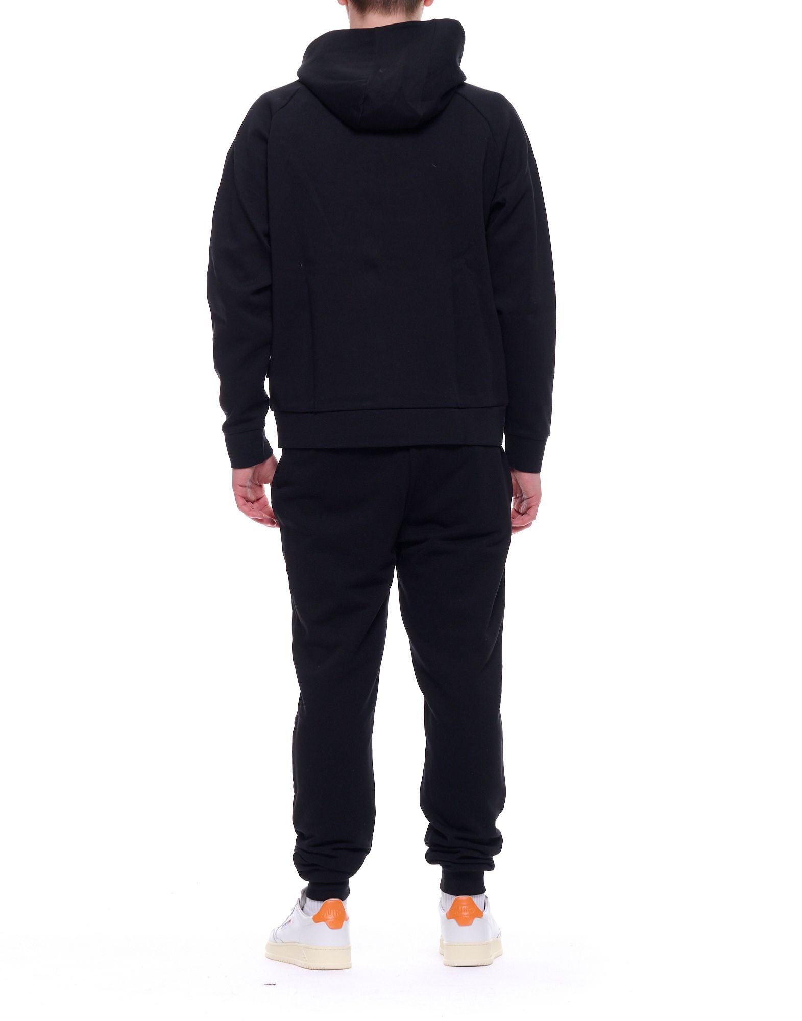 Outhere Aura Zip Hoodie Sudadera con capucha y cremallera completa en mezcla de algodón negro para hombre 4654M112B209-26046 1749 AURA ZIP