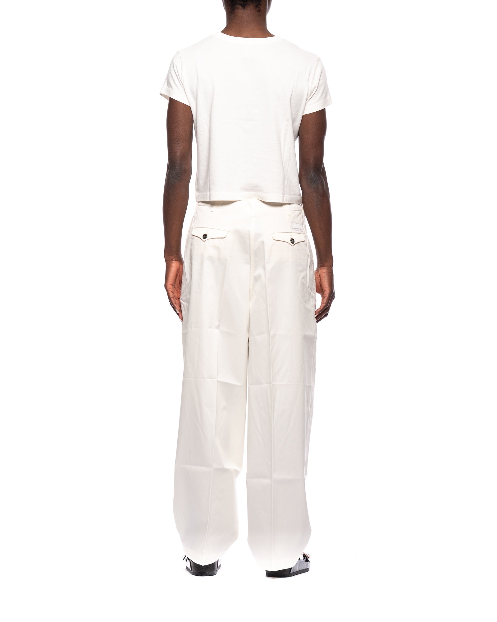 Pantaloni donna ner01 npk nerea u61 latte NINE:INTHE:MORNING