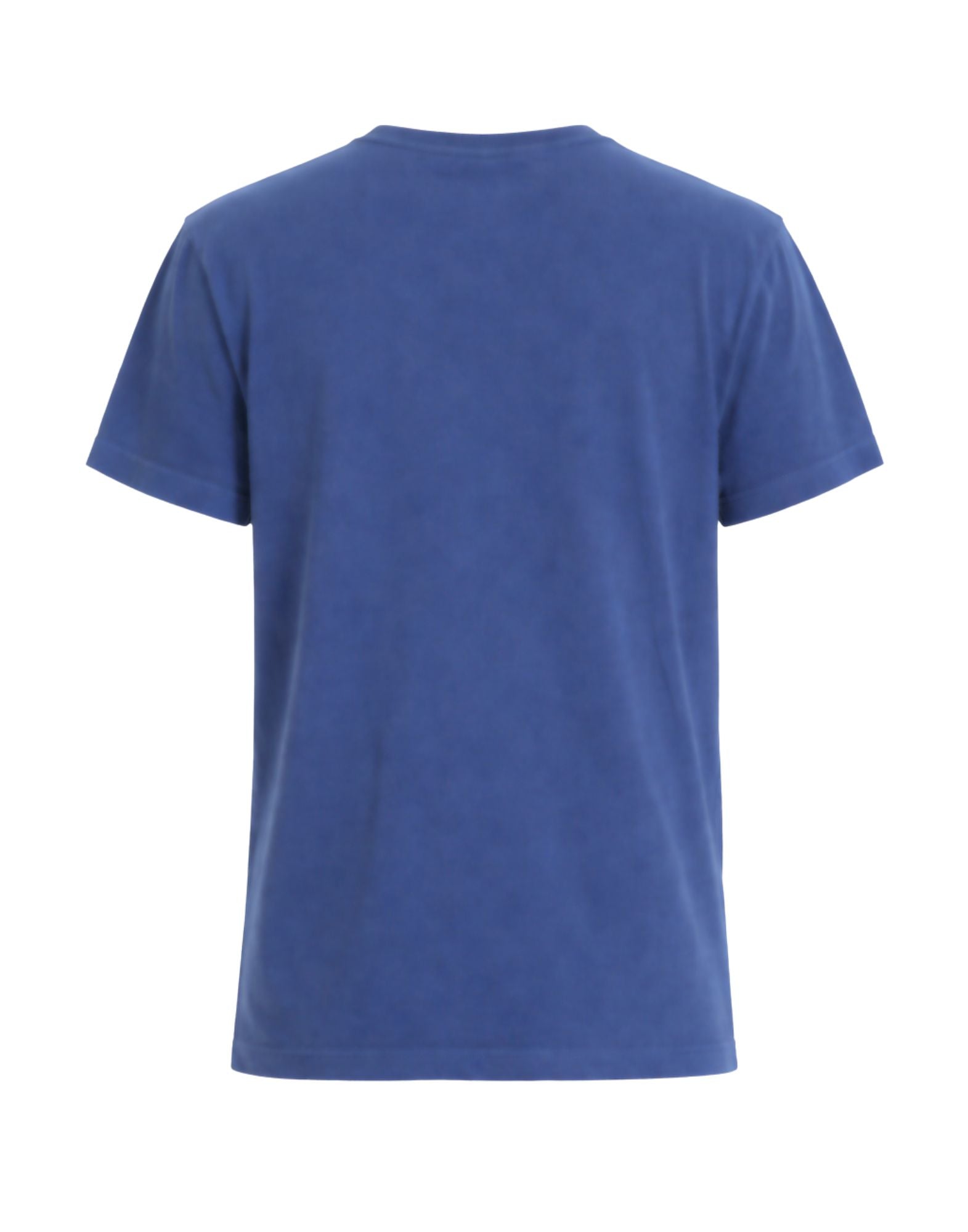 James Perse 남성 레이크 블루 코튼 티셔츠 크루넥 MLJ3311 LKEP PIGMENT