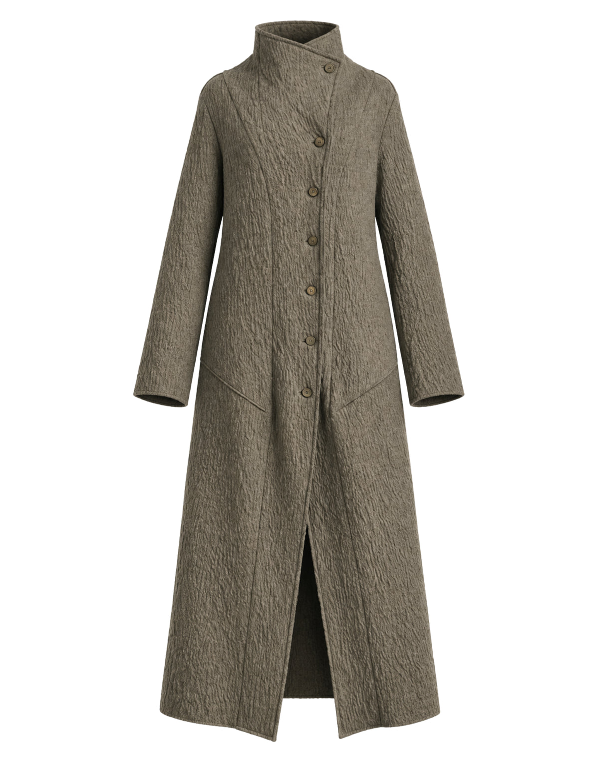 Wool Coat Light Grey