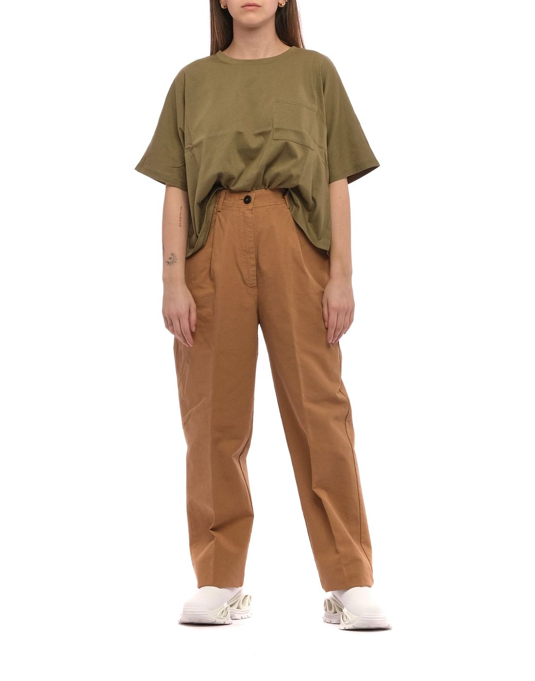Pantalones forte forte - forte 8831 nocciola