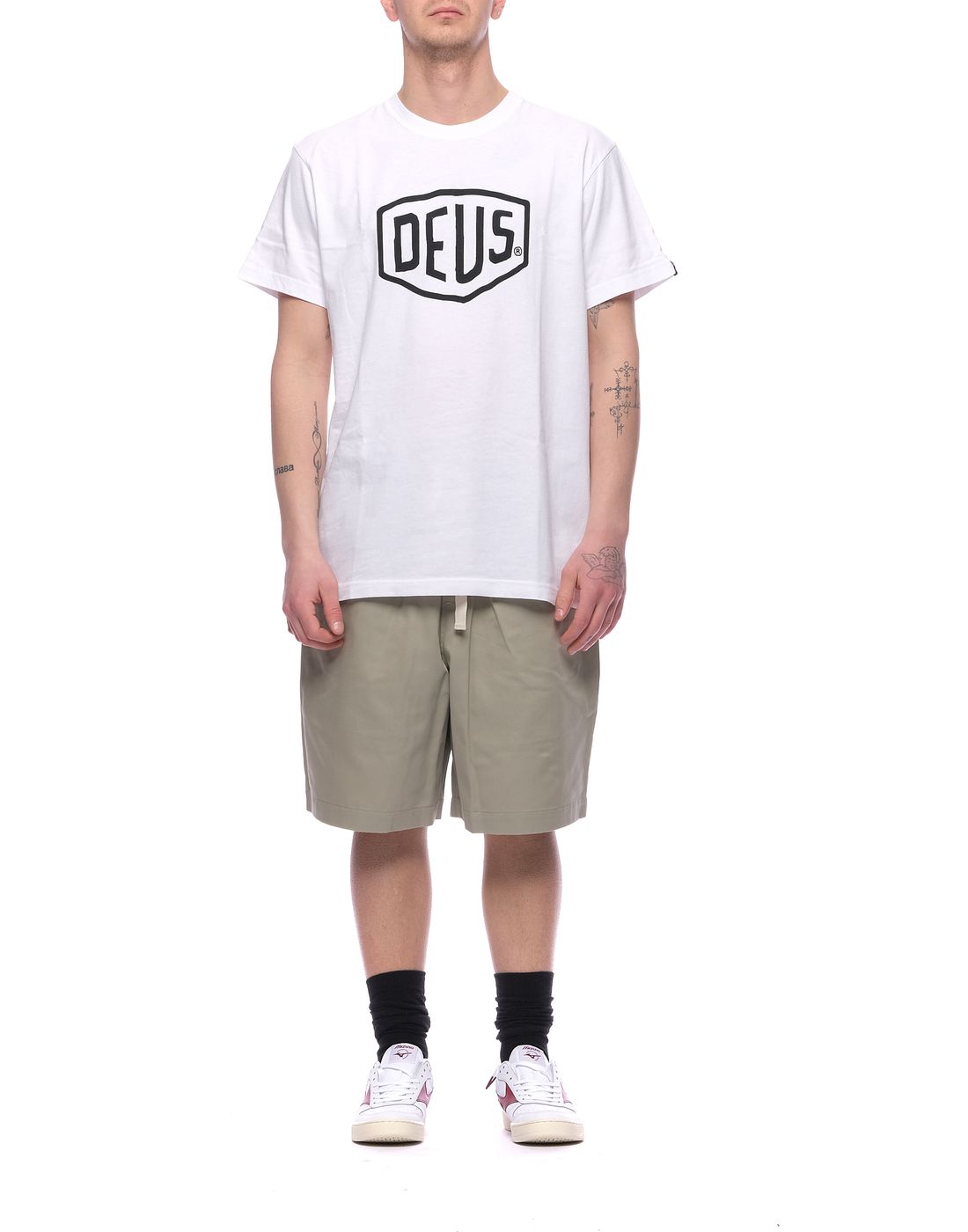 T-shirt man dmw41808e blanc deus ex machina