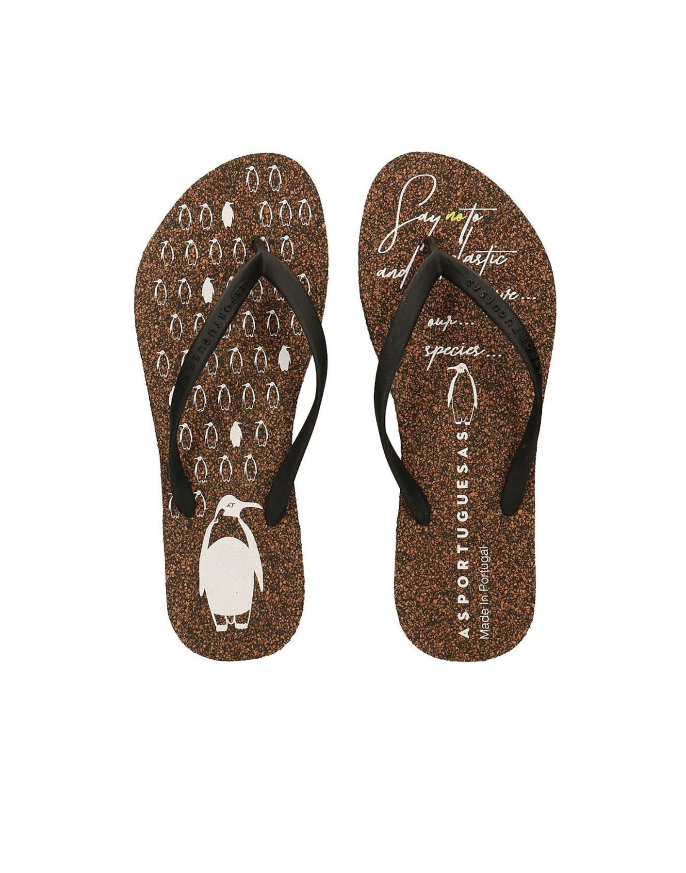 Ciabatta da donna P018006001 Ping BLK ASPORTUGUESAS