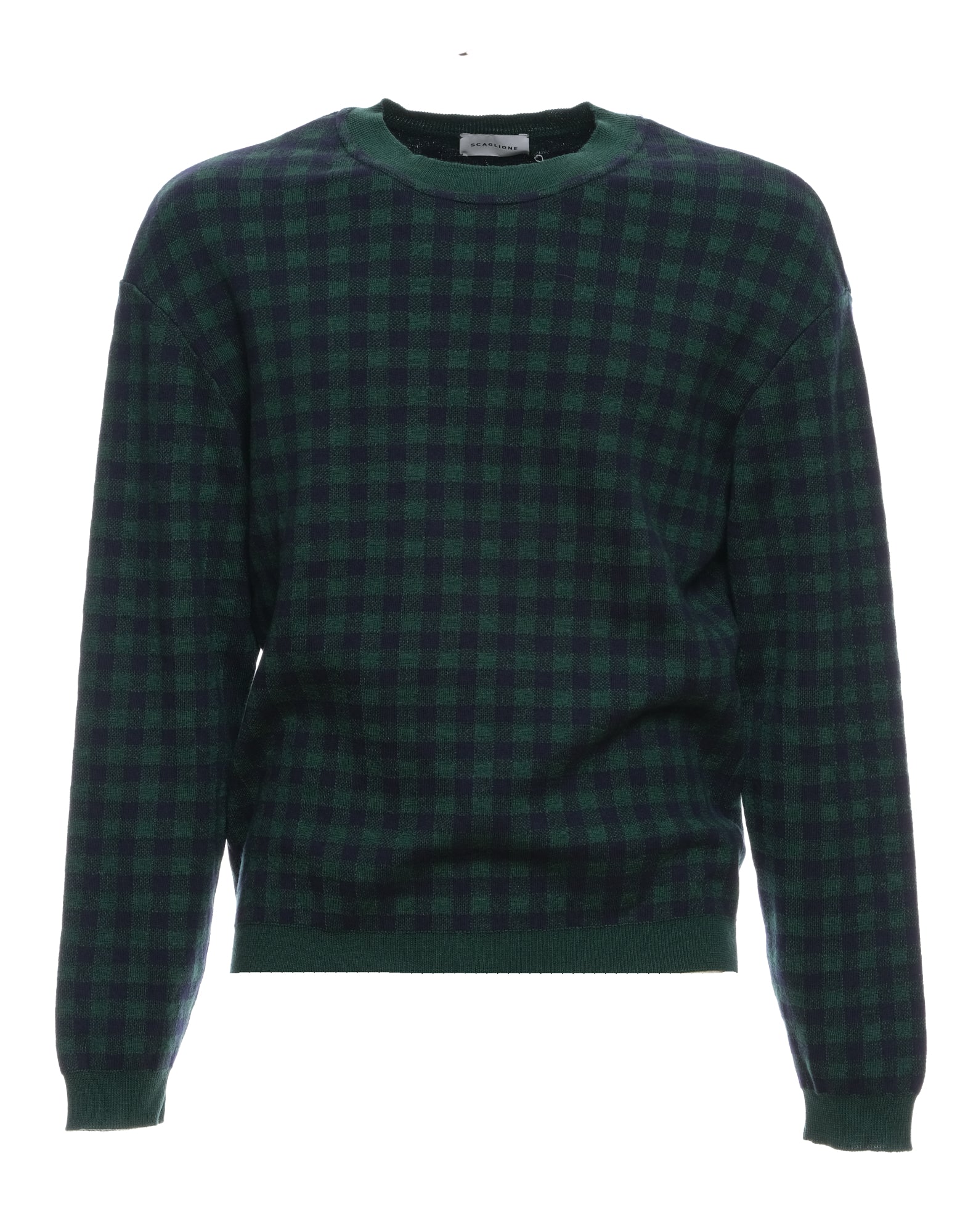 Man UFM080 163Greennavy 용 스웨터 SCAGLIONE