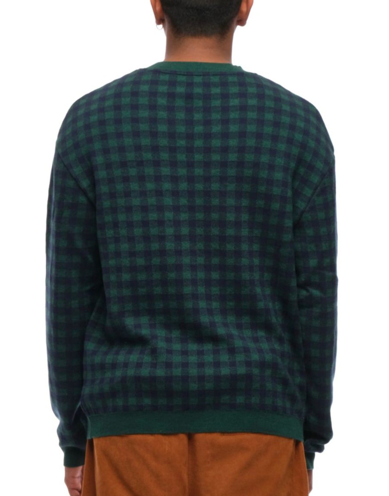 Pullover für Mann UFM080 163Greennavy SCAGLIONE