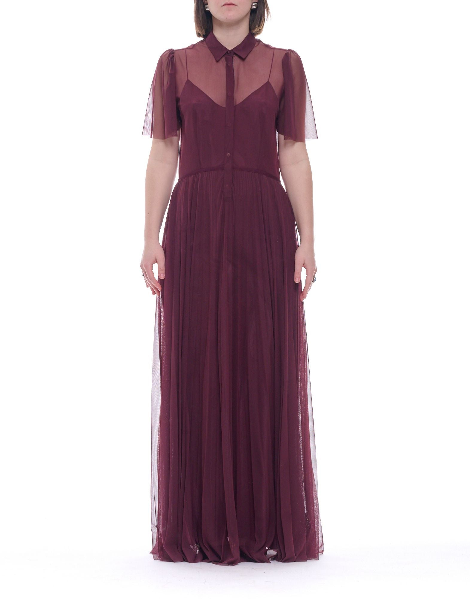 forte_forte Women’s Long Tulle My Dress Ruby 14886 MY DRESS RUBY