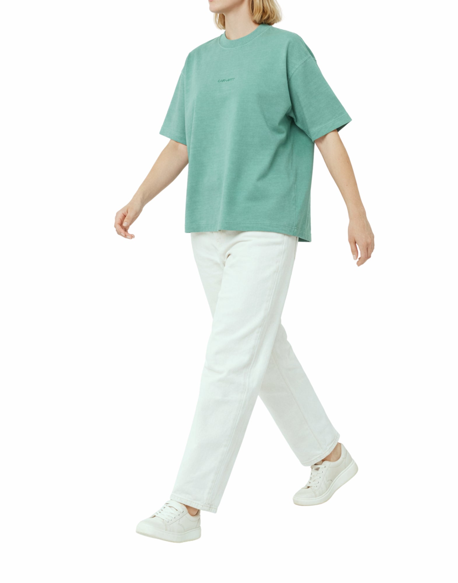 Carhartt WIP W' S/S Benton T-Shirt organic cotton Lily garment dyed women’s I035528 3ICGD