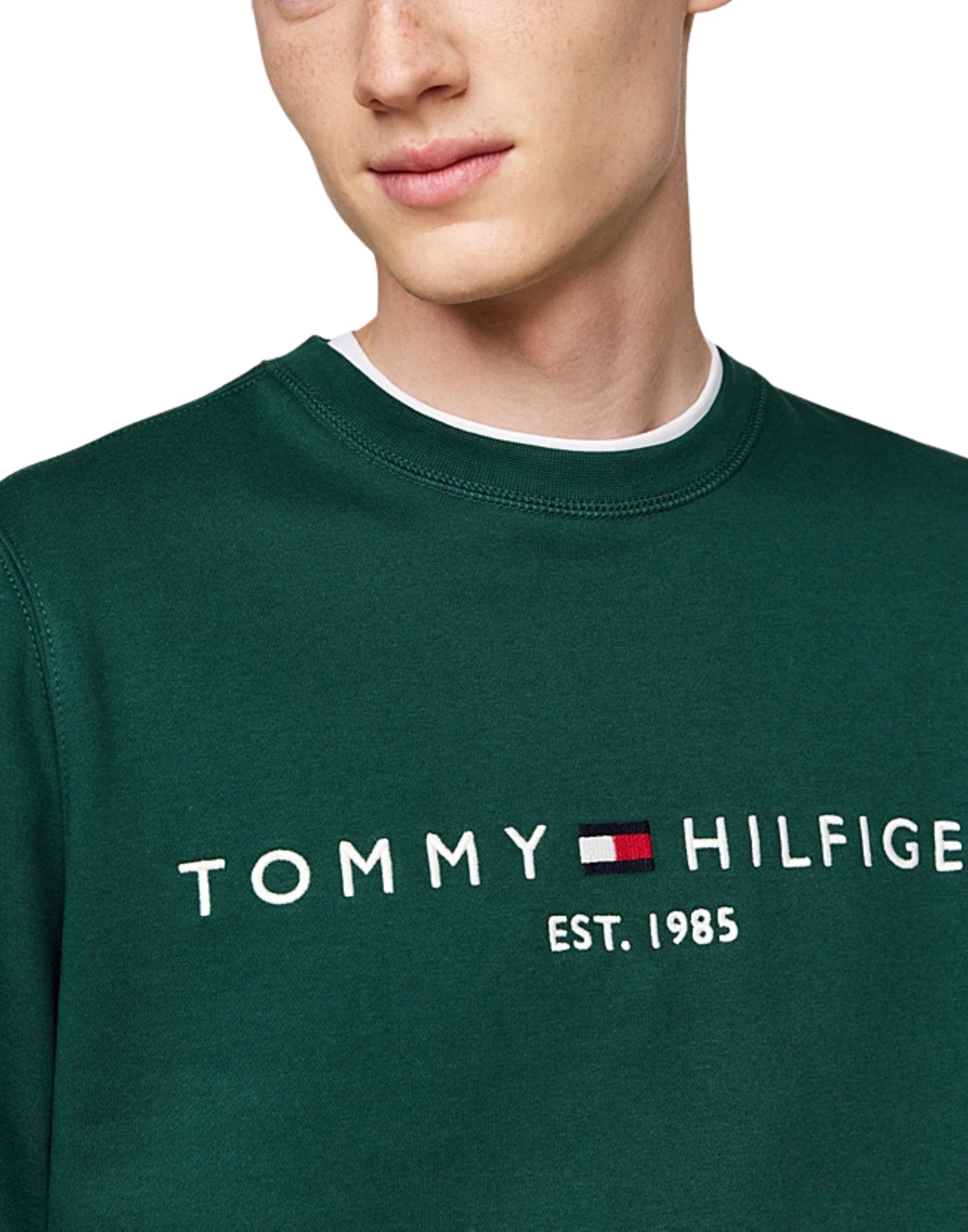 11596 L6K GRÜNES LOGO-SWHEATSHIRT - Maglieria - TOMMY HILFIGER