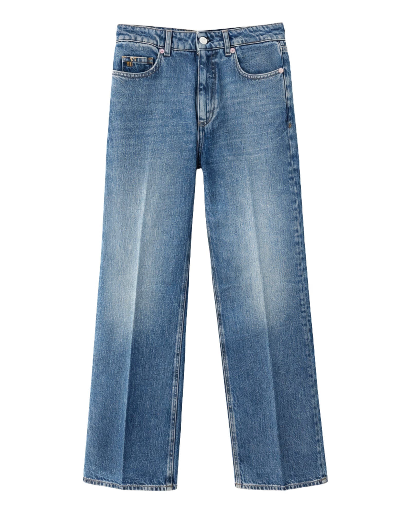 Nine in the Morning Franca Trumpet Trumpet Jeans in Blue Denim for Women FRA01 FRANCA PANT