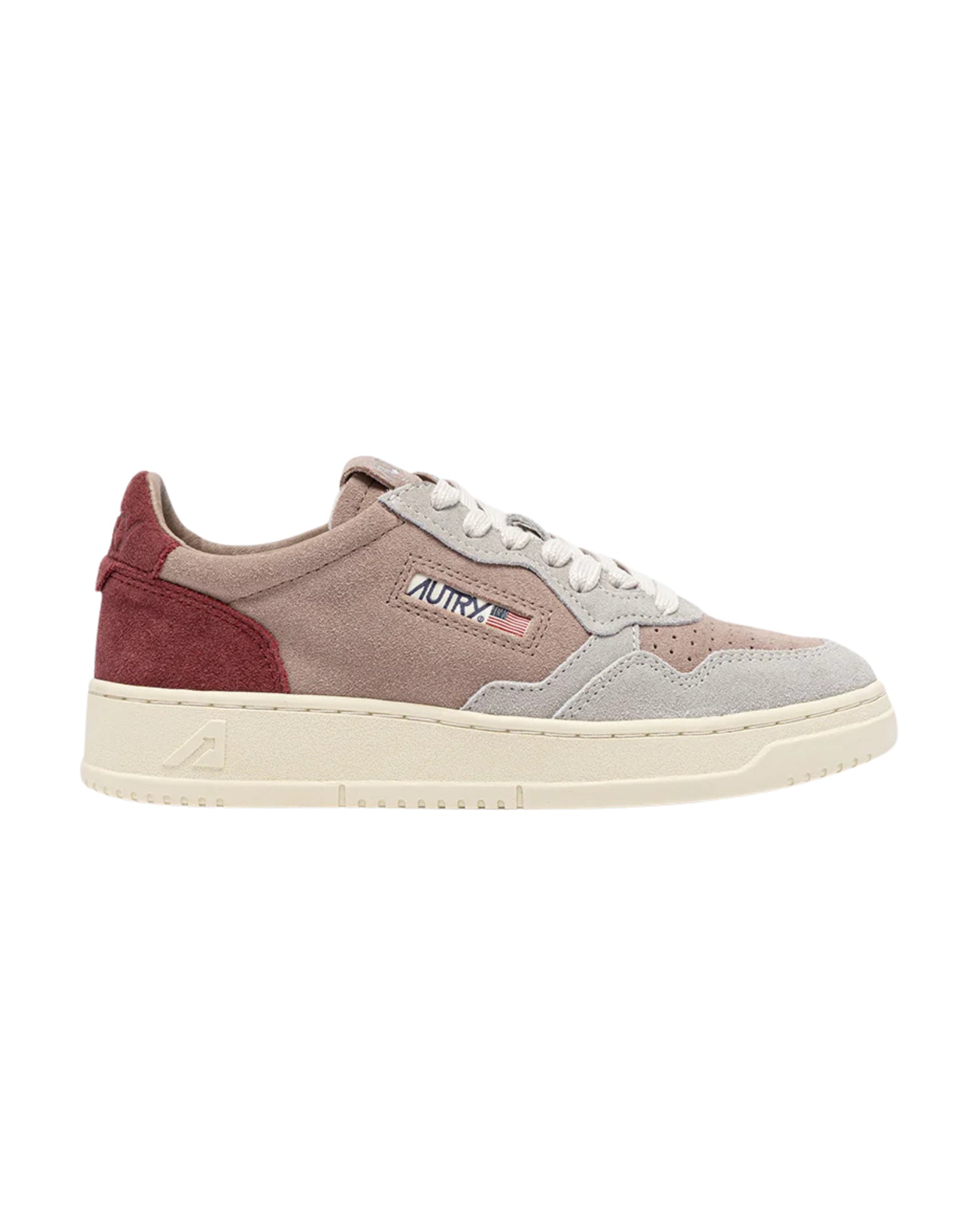 Medalist low Tric/Suede Nuvola/Borgogna