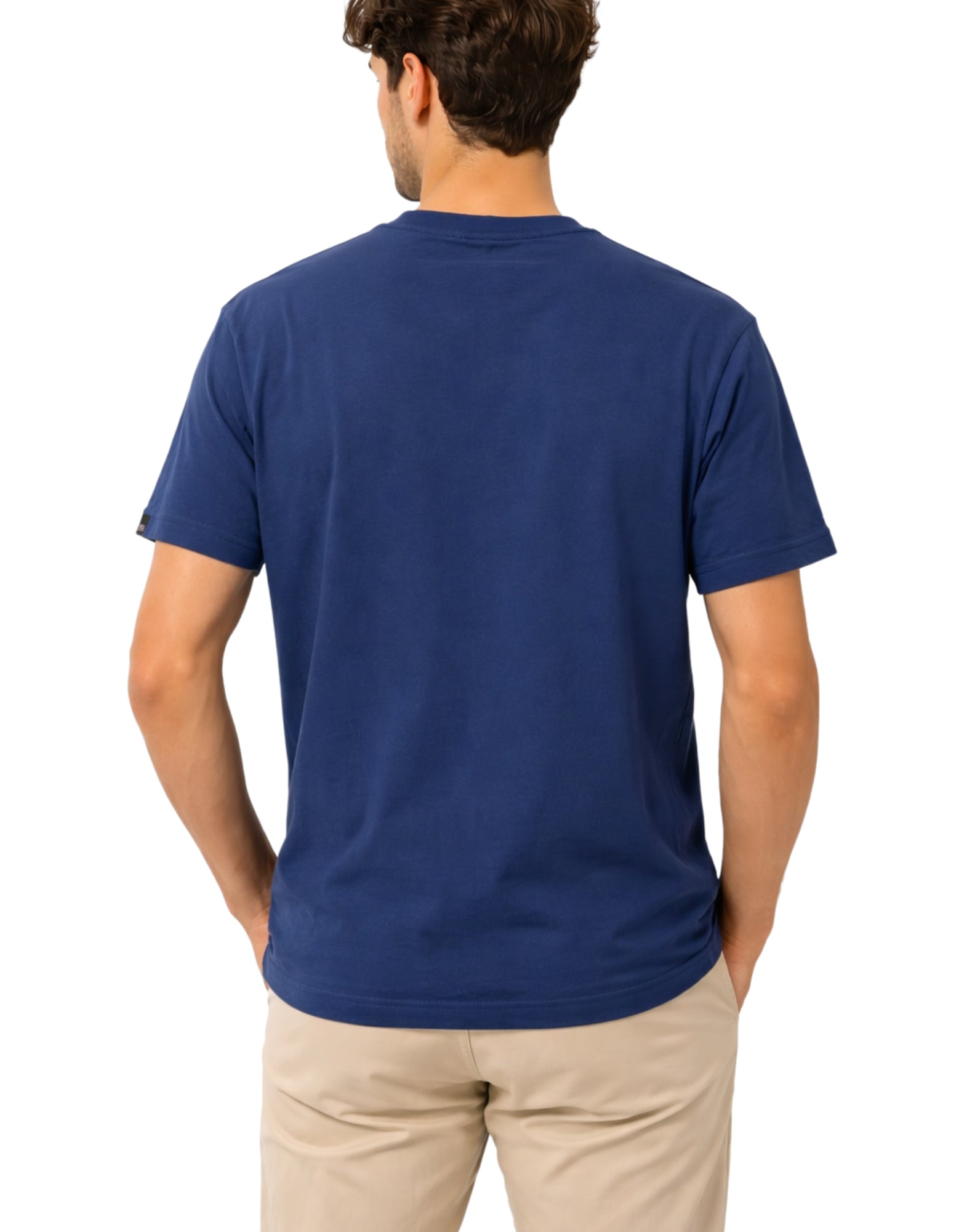 Deus Ex Machina Harajuku Address T-Shirt Men Cotton Blue D261MTS126060090