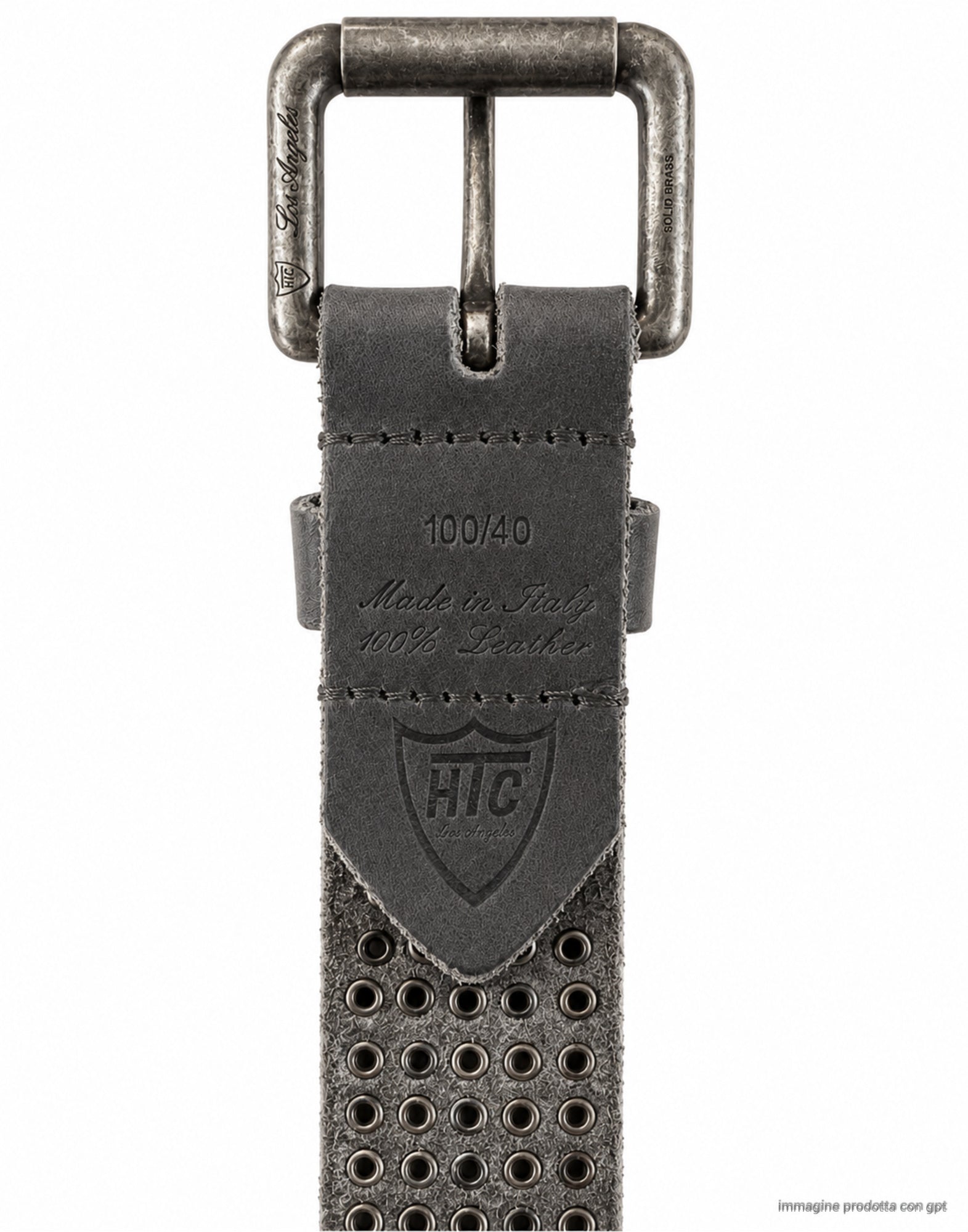 CEINTURE À CLOUS 5000 BLEU FONCÉ