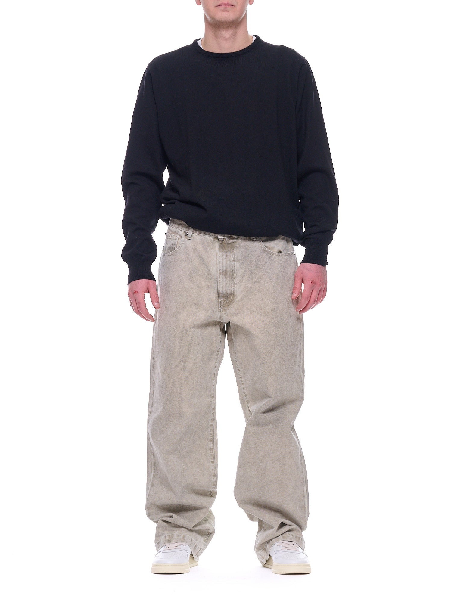 Desmore Heavy Canvas byxor för män i Beige MC025PO03 OVER HEAVY CANVAS