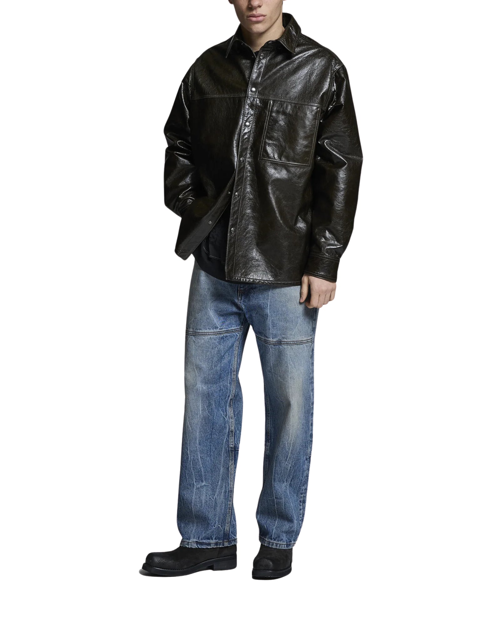 SOFIAN DENIM BLUE JEANS LOOSE FIT - Jeans - PAURA