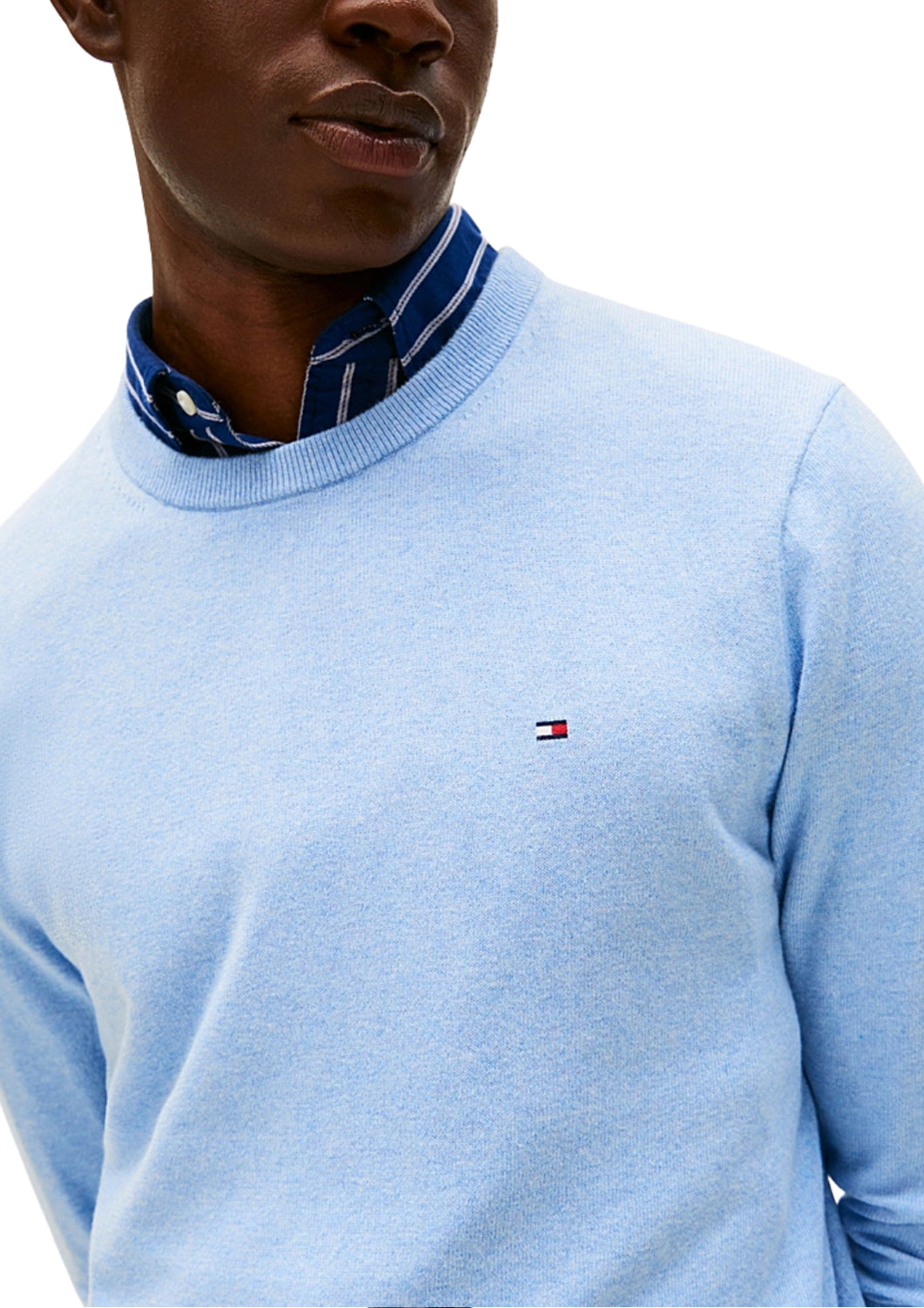 28046 DVD LIGHT BLUE SWEATER CASHMERE - Maglieria - TOMMY HILFIGER