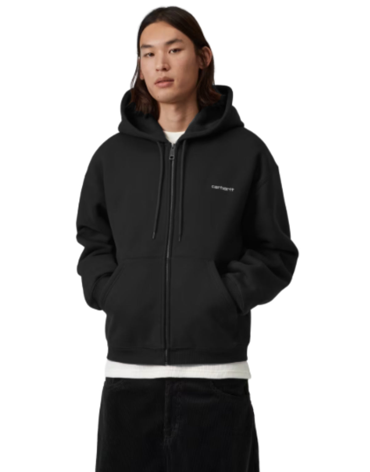 Hooded Ebbert Jacket Black / White