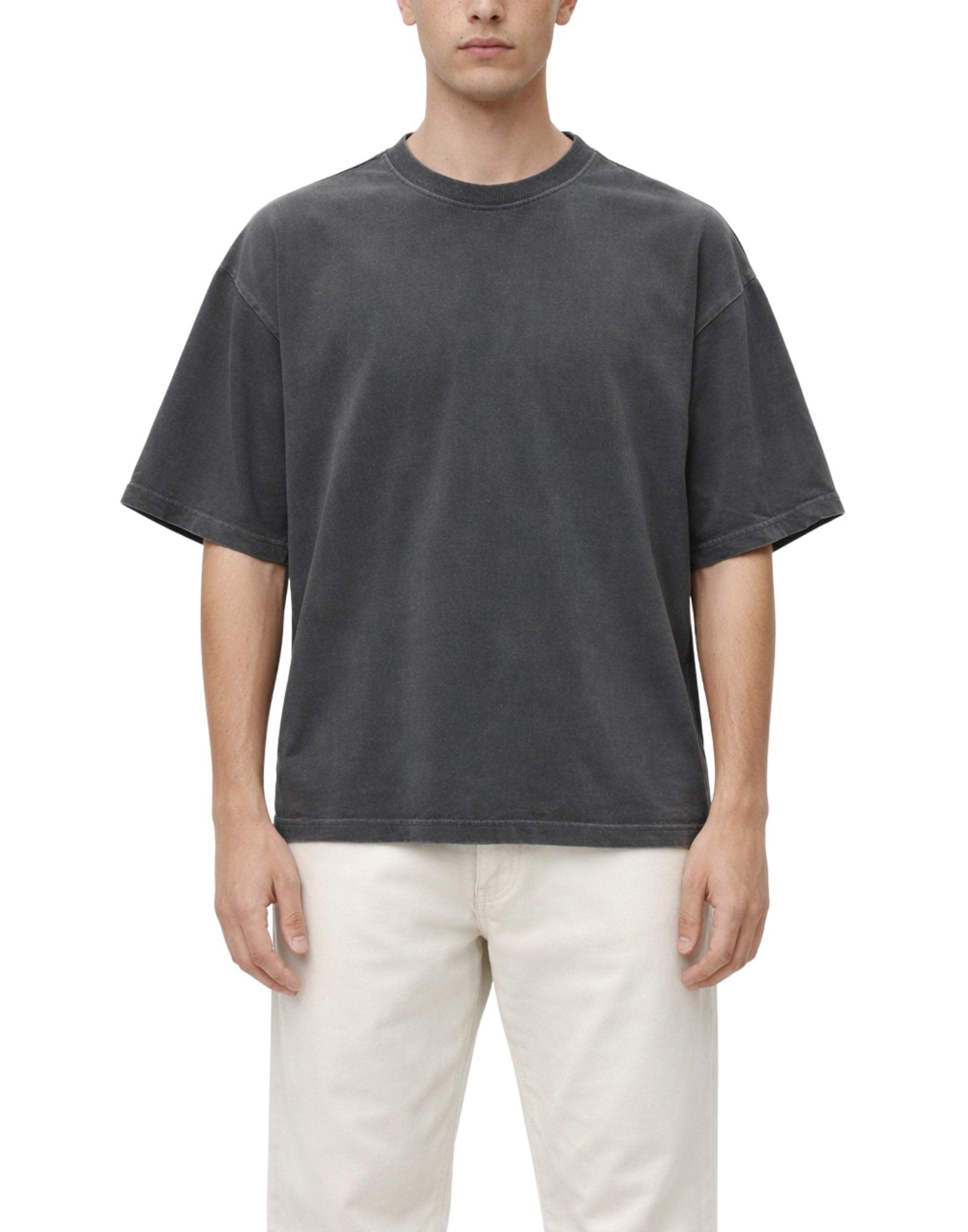 임기. Ben 티셔츠 현무암 오버사이즈 헤비웨이트 저지 티셔츠 BASALT BEN