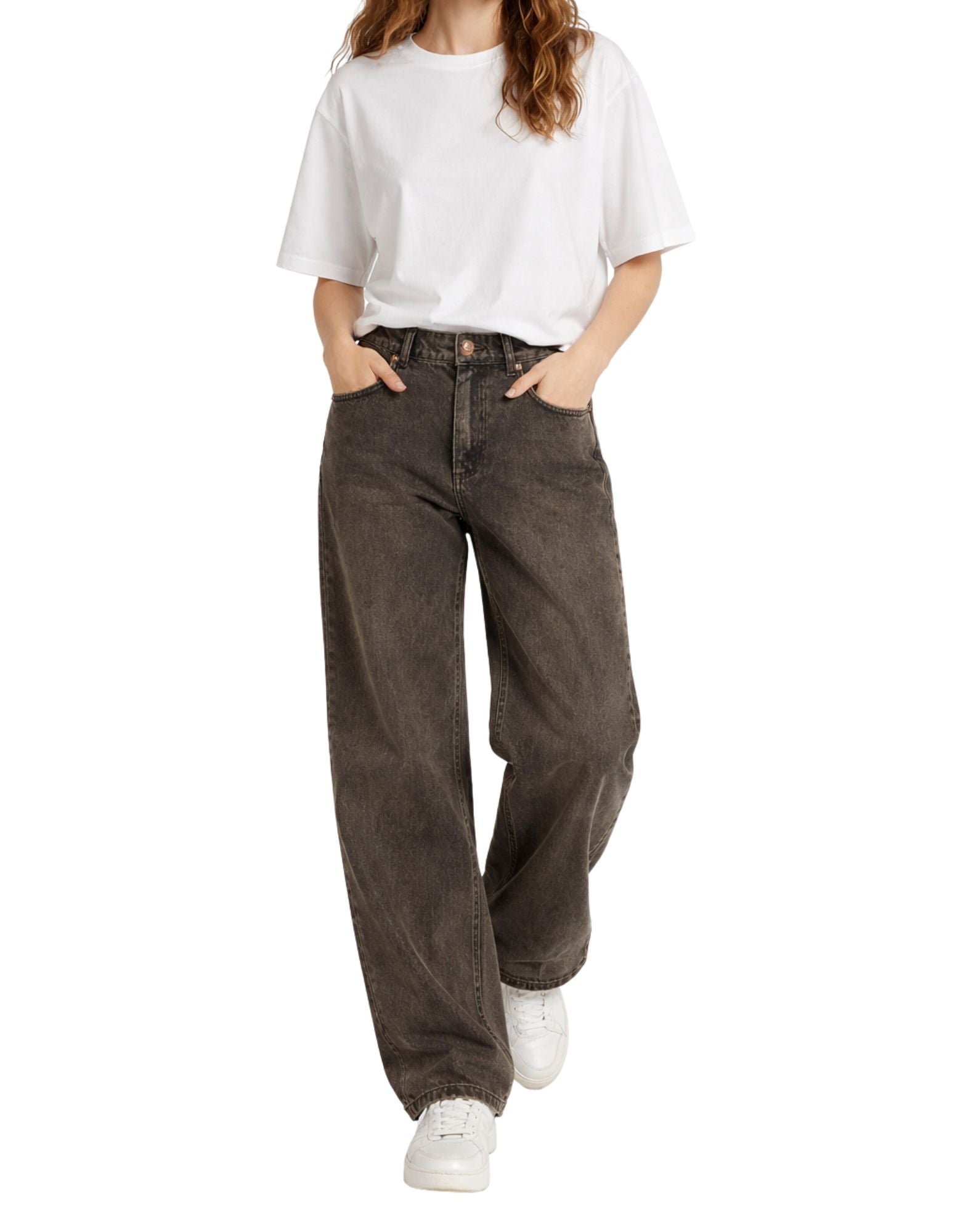 Woodbird WBBrooke Oak Jeans Washed Brown Dam Jeans 2615-103 WASHED BROWN
