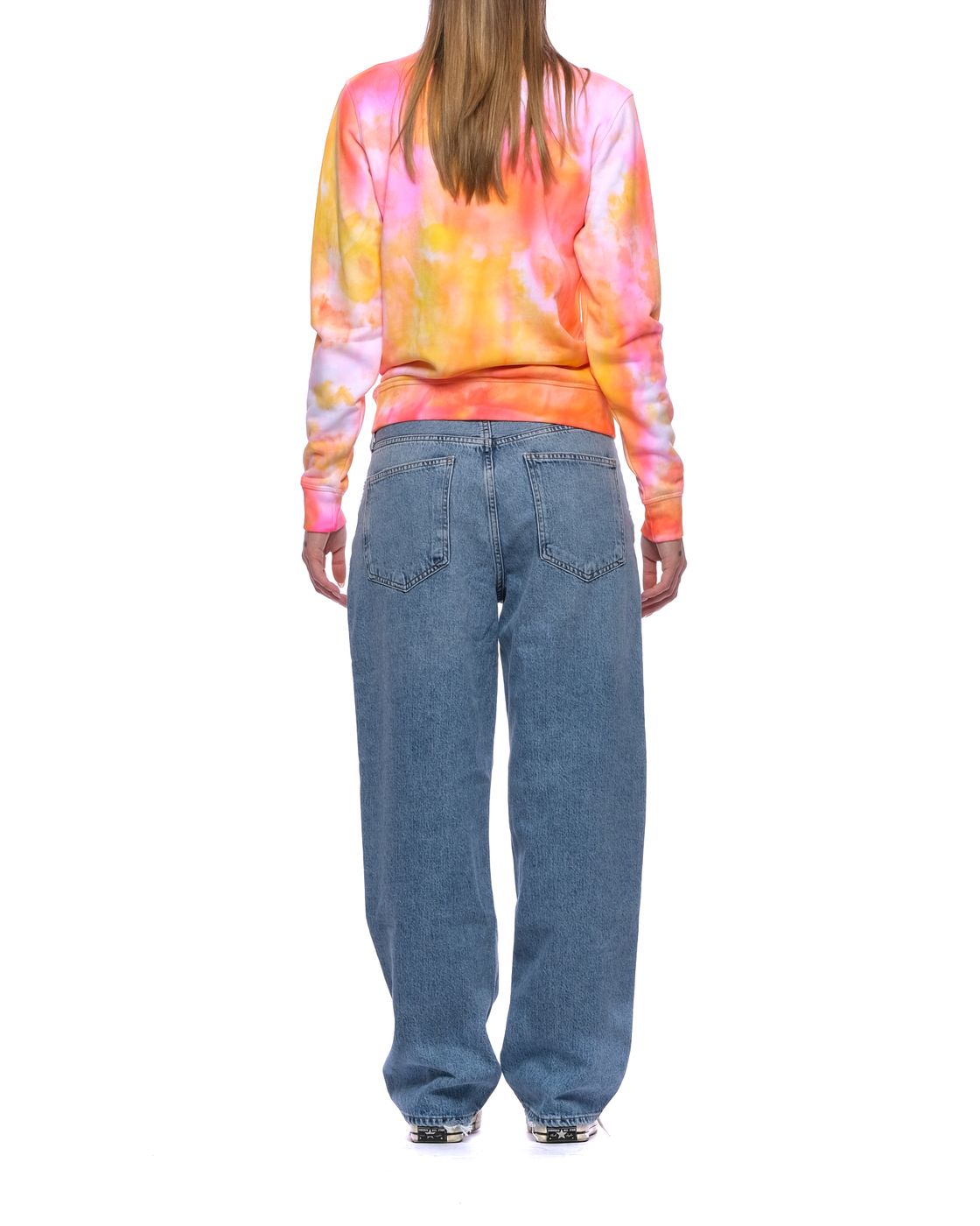 Sweatshirt woman Sunset 012 Orange ONELAB