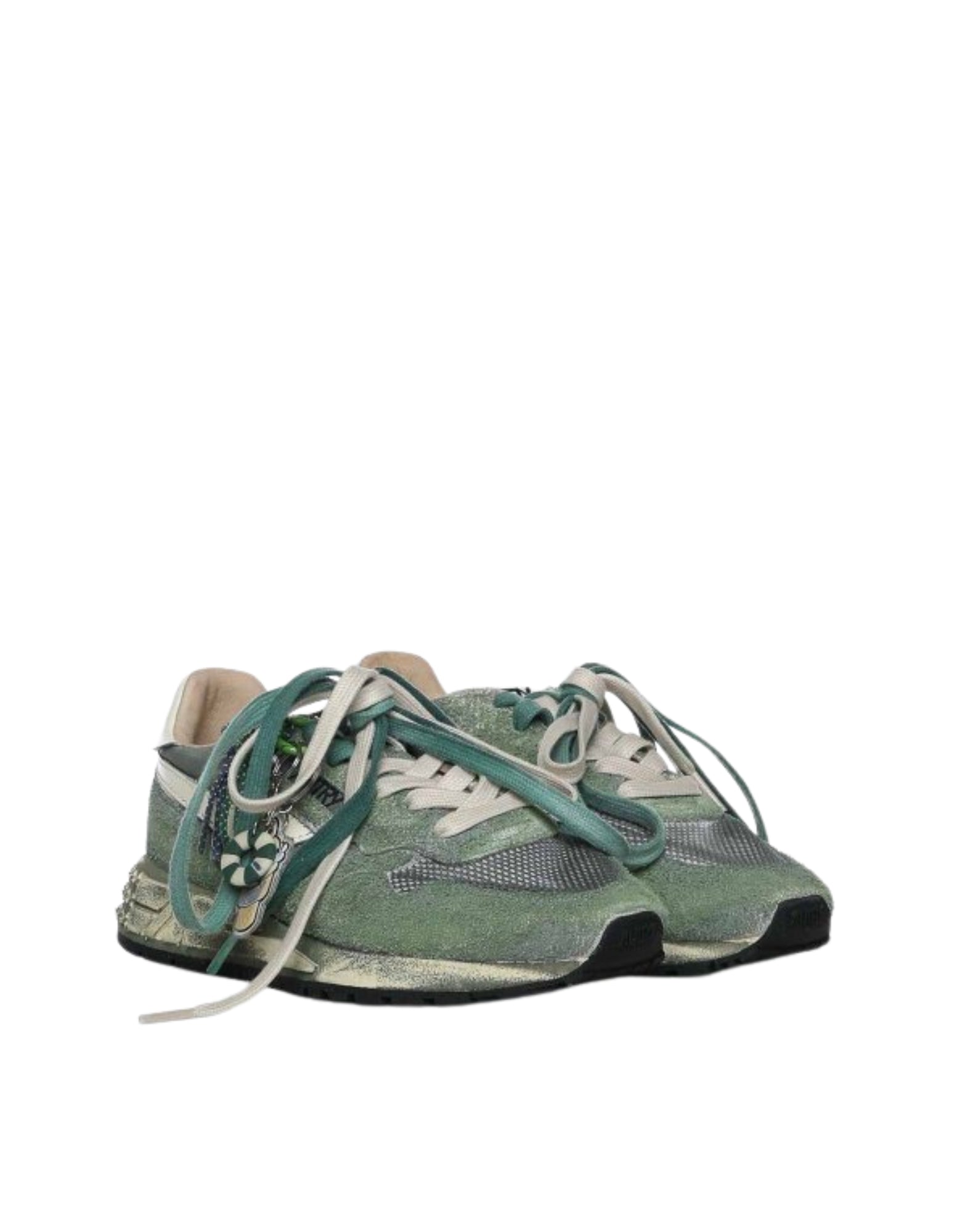 Autry Reelwind Sneakers Nylon & Leather Green – Men’s WVLM YS08 GREEN REELWIND