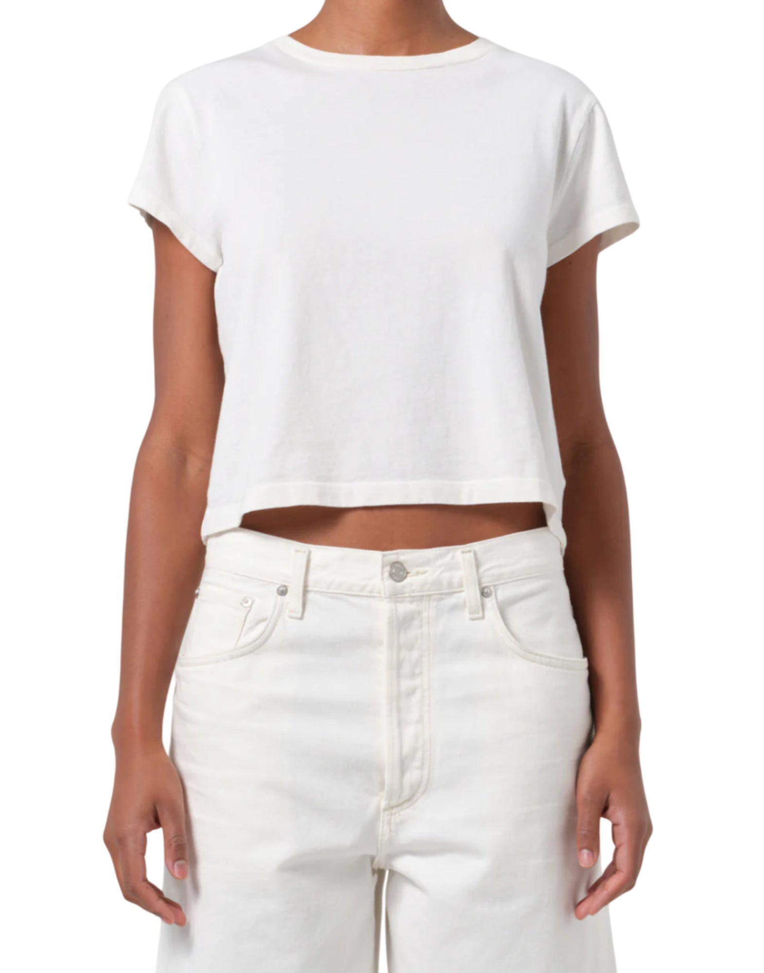 T-shirt woman A7180 1507 ADINE WHITE Agolde