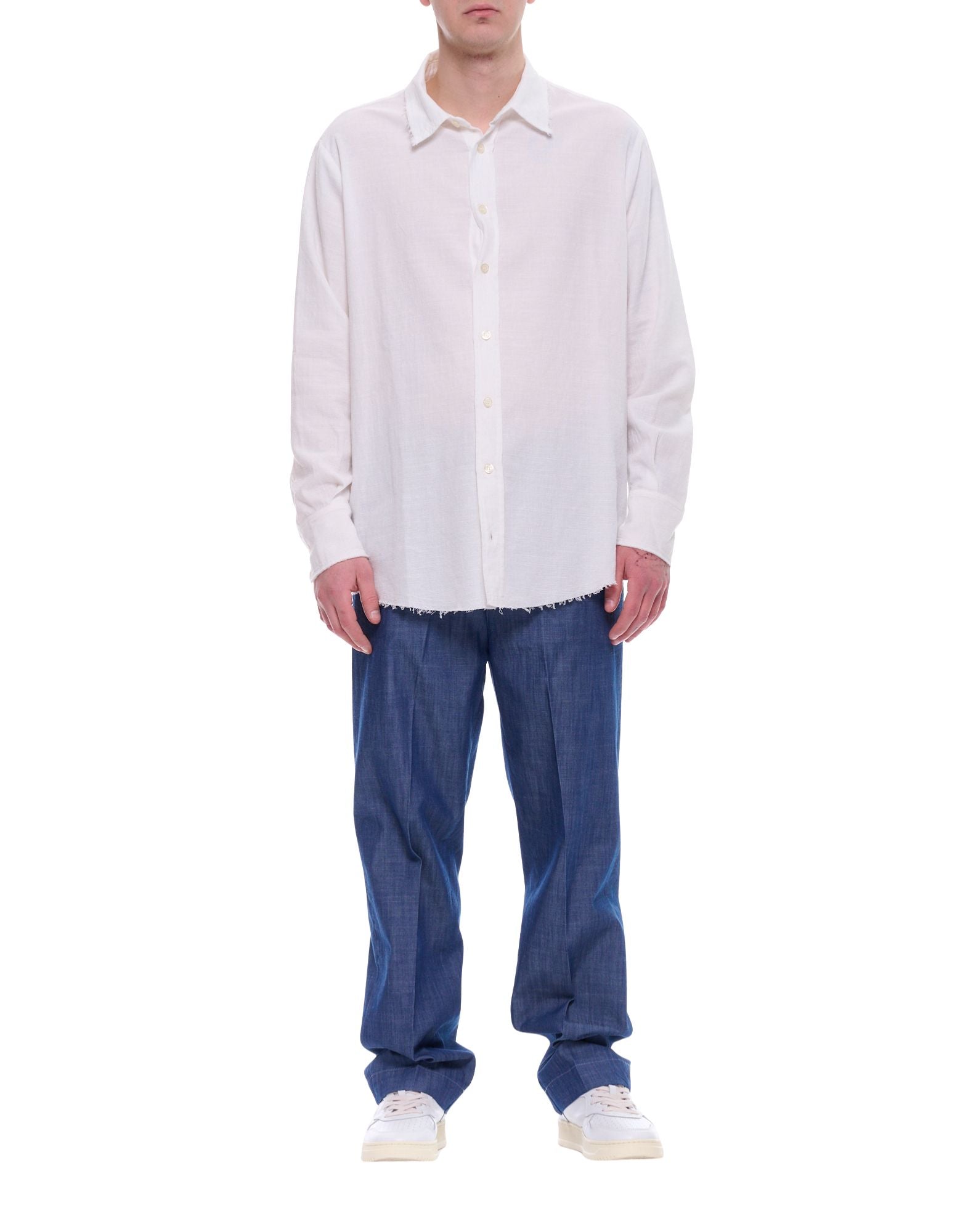 Telacruda Uniform Pleat Chino Men’s Straight Fit Pleated Trousers with Turn-Up Hem TNPT0006-DE0053 LAV2625