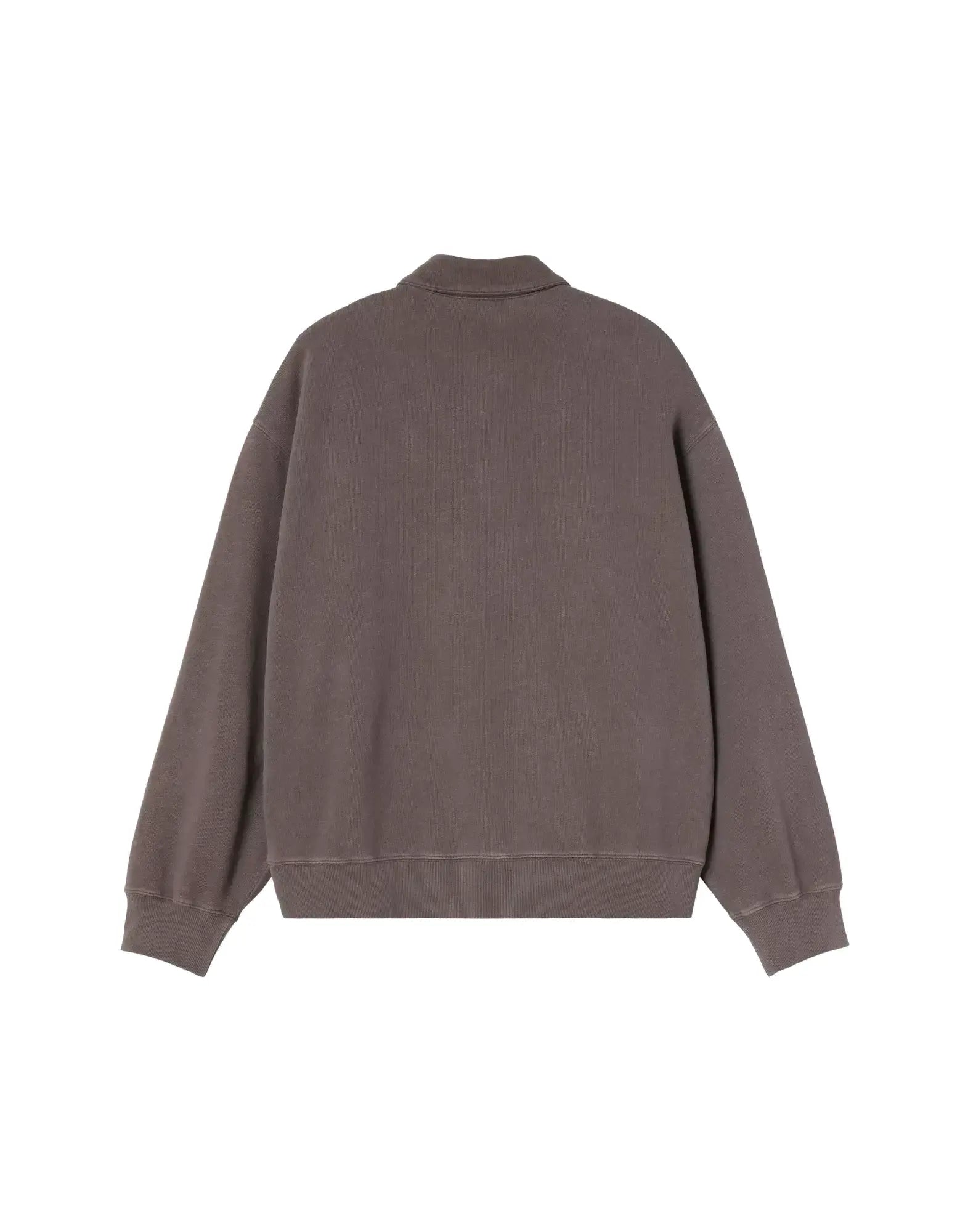 Harper Polo Cotton Tobacco garment dyed