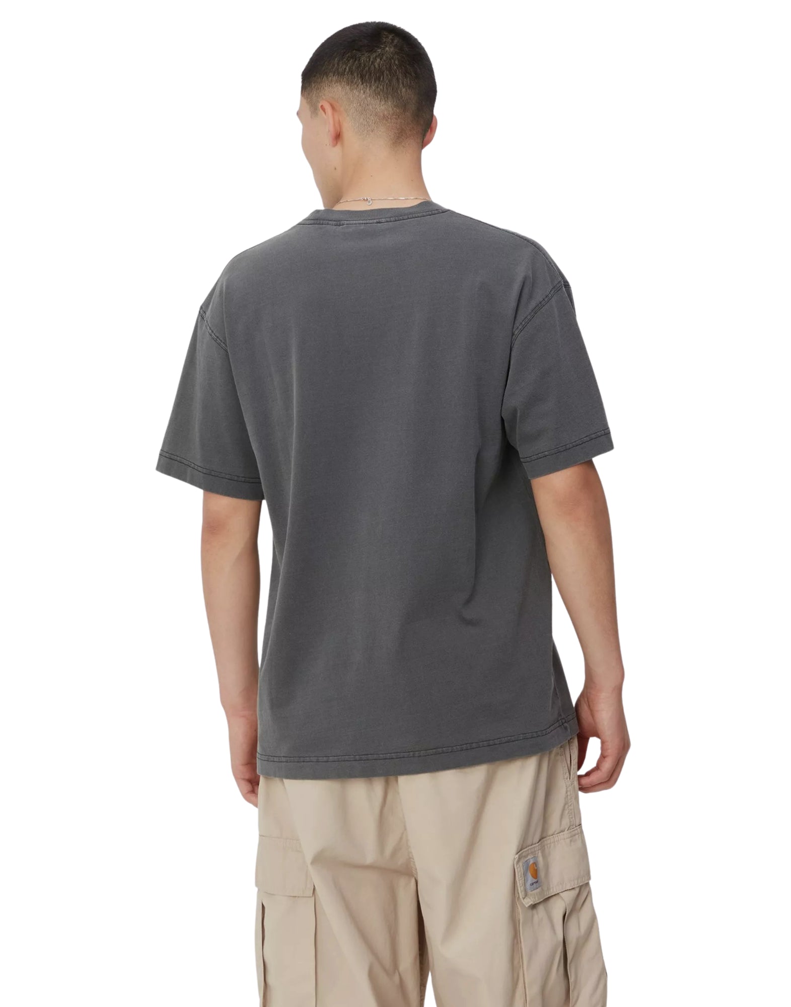 Carhartt WIP S/S Nelson T-Shirt Garment Dyed Black Herren I029949 89GD