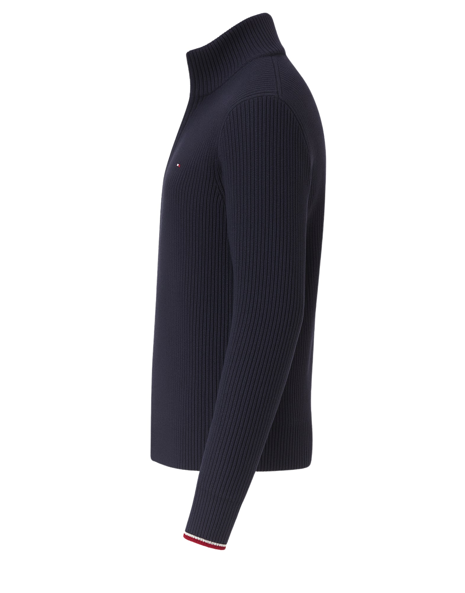 45517 DW5 BLUE RWB ZIP SWEATSHIRT - Maglieria - TOMMY HILFIGER