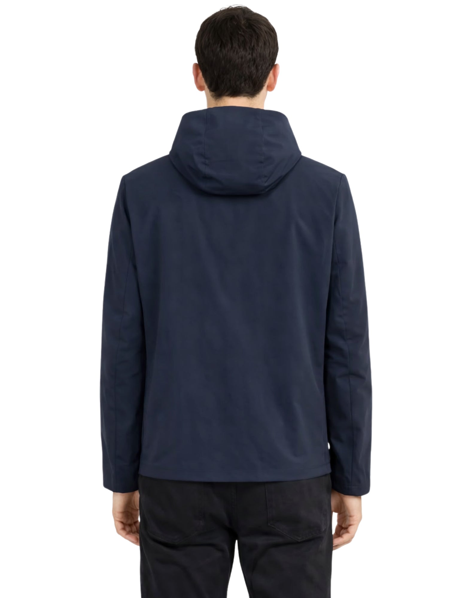 UNS Kleid Tek Men’s Windbreaker Jacket in Waterproof Breathable Tech Nylon – Dark Blue GBS61012U BLU