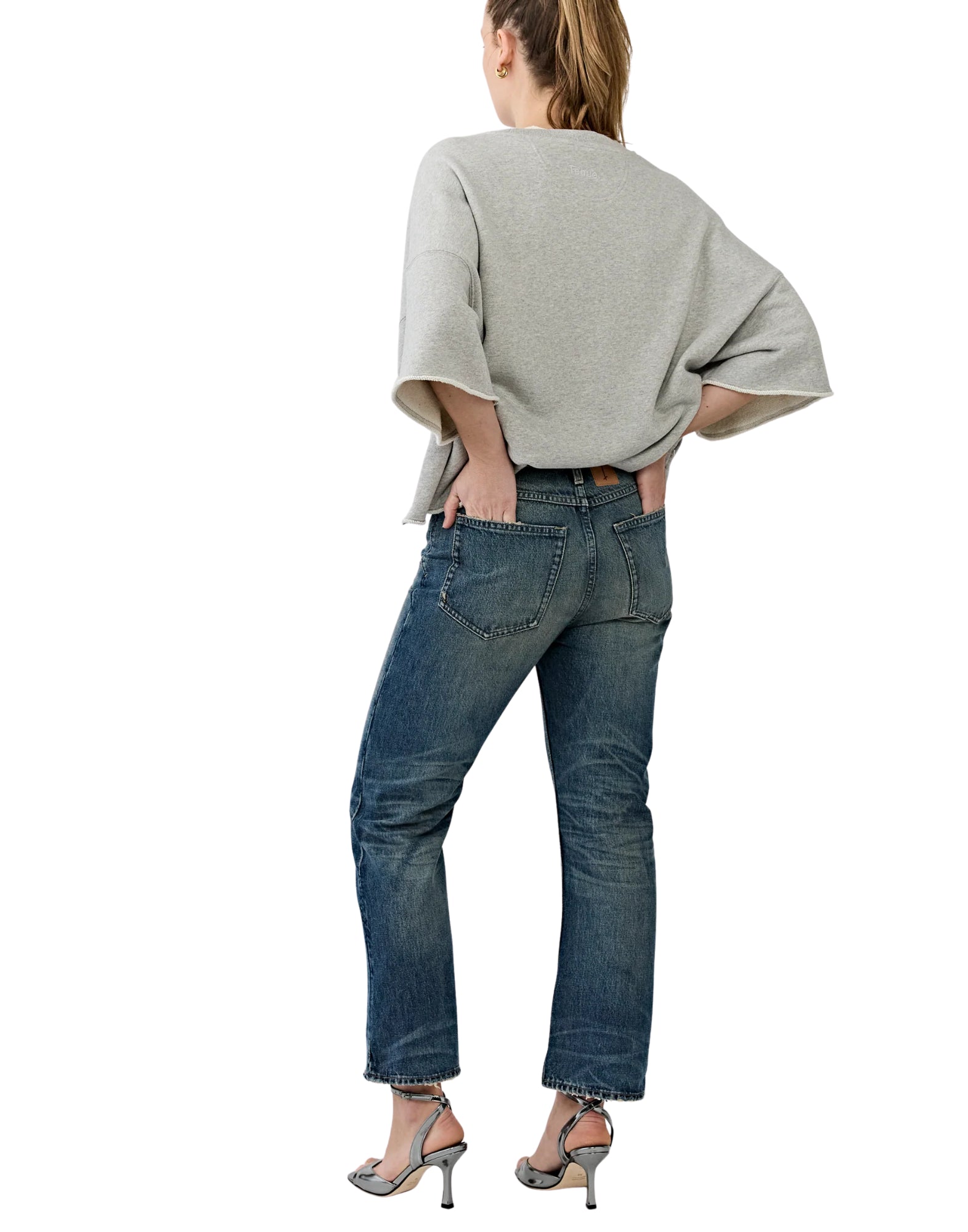 Tenue. Dean Jeans Ladbroke Regular Fit Mid Waist Straight Leg 7/8 Length DEAN JEANS LAD