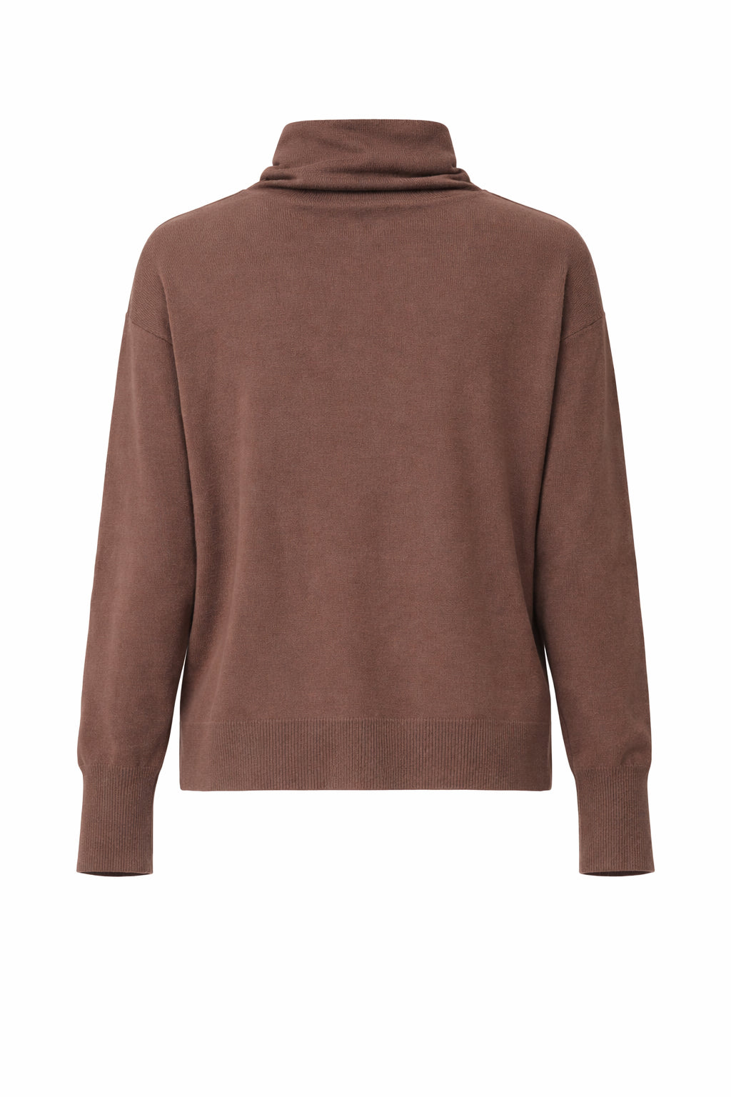 D3208 677 BROWN SWEATER - Maglieria - ARAGONA