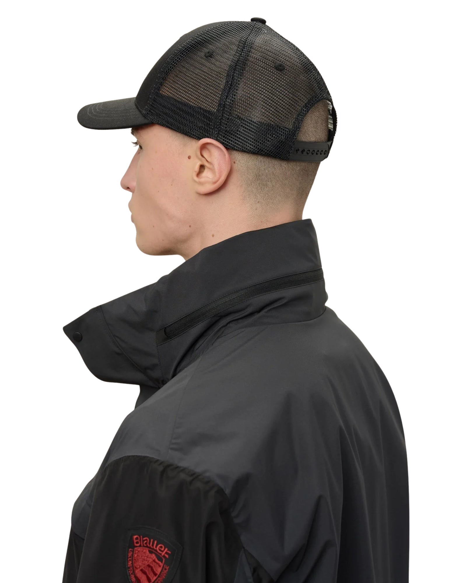 Blauer Merton Lightweight Baseball Cap Black with Embroidery & Mesh Back (Unisex) 26SBLUA4468-007527 999