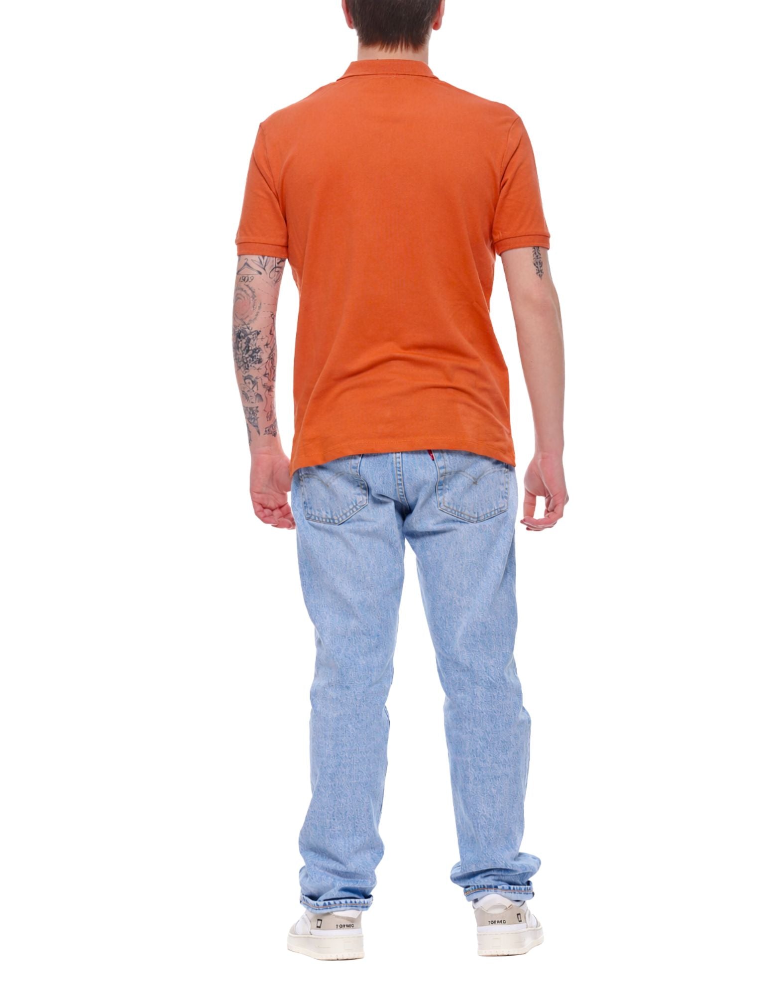 Suns Boards Federico Tag Men’s Stretch Piqué Polo Coccio Regular Fit PLS61008U V4 COCCIO