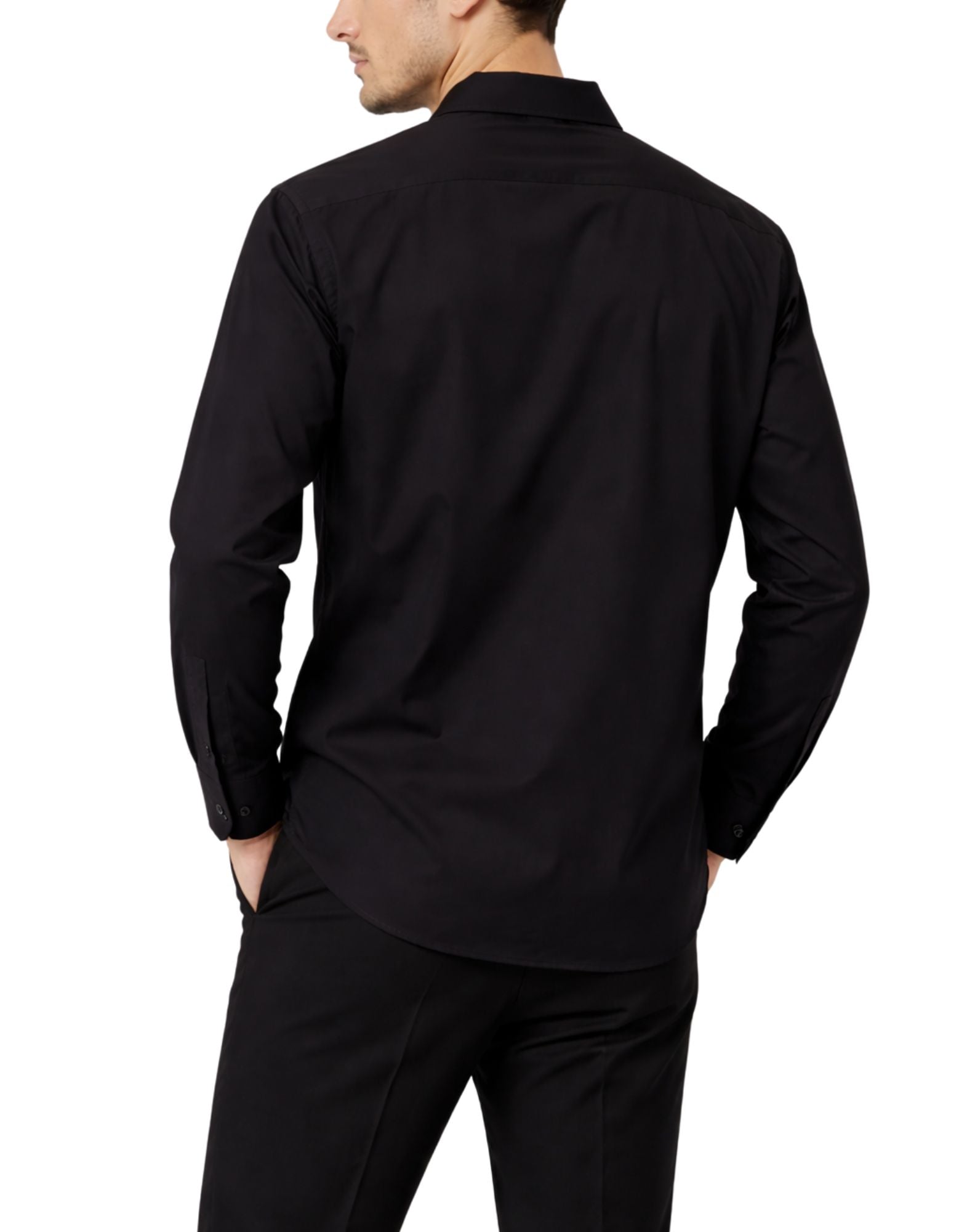 Unity Hyron NY men’s technical shirt in black ST- HYRON NY BLACK