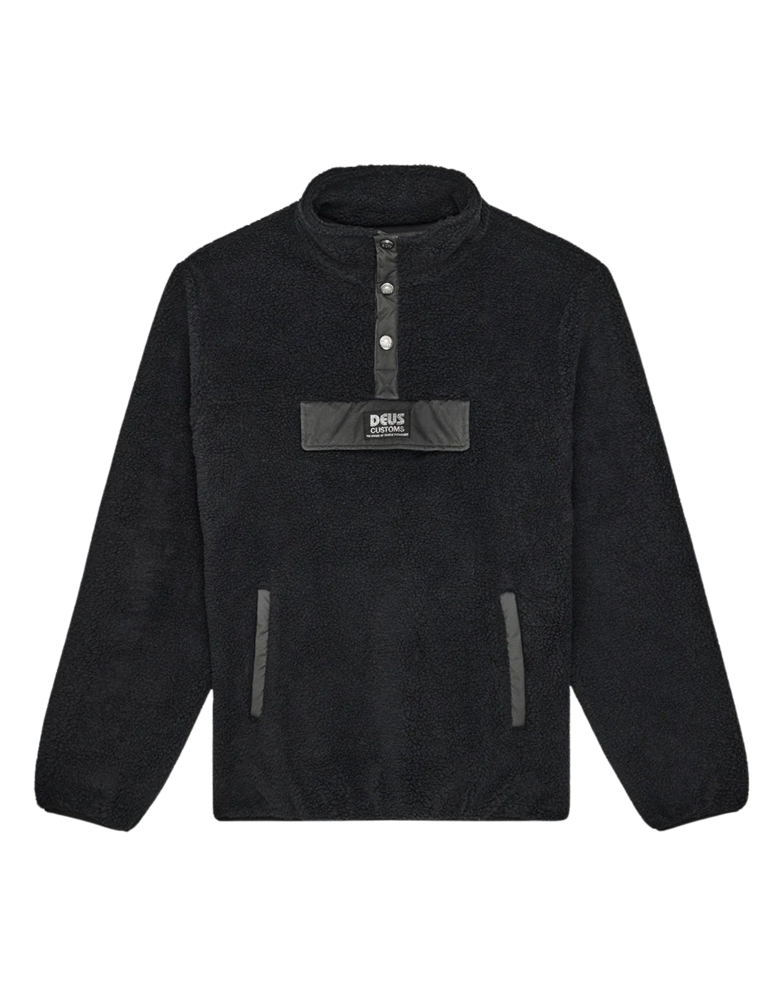 هودي Deus Ex Machina Discovery Sherpa Fleece Hoodie – أنثراسيت 258241 أنتراسيت ديسكفري شيربا