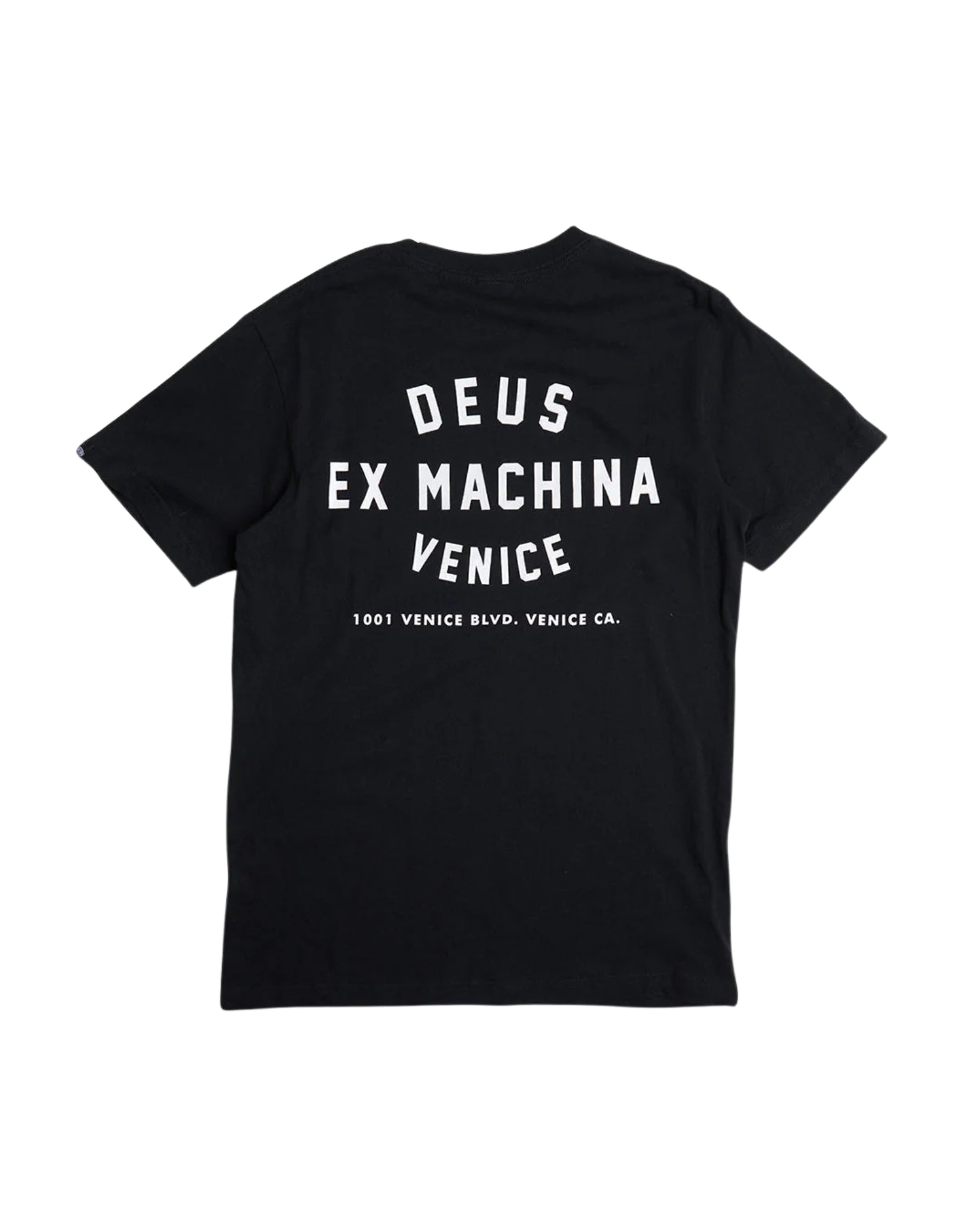 Deus Ex Machina Venice Skull Black Cotton T-Shirt Men’s D261MTS128099090