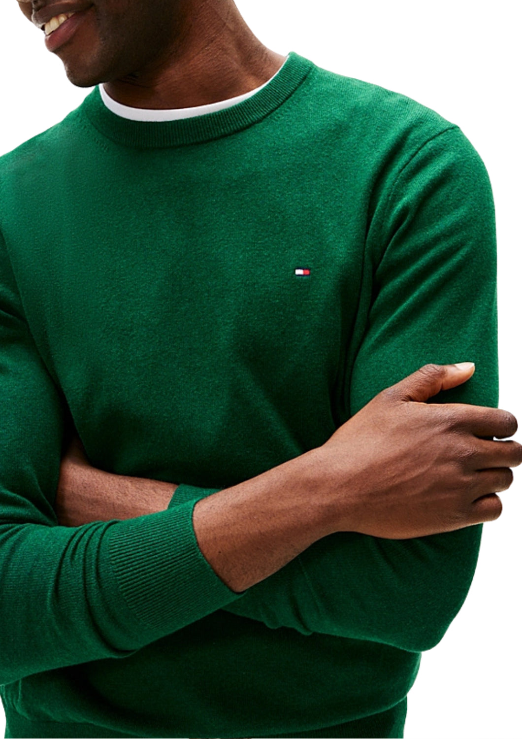 28046 MQ8 GREEN SWEATER CASHMERE - Maglieria - TOMMY HILFIGER