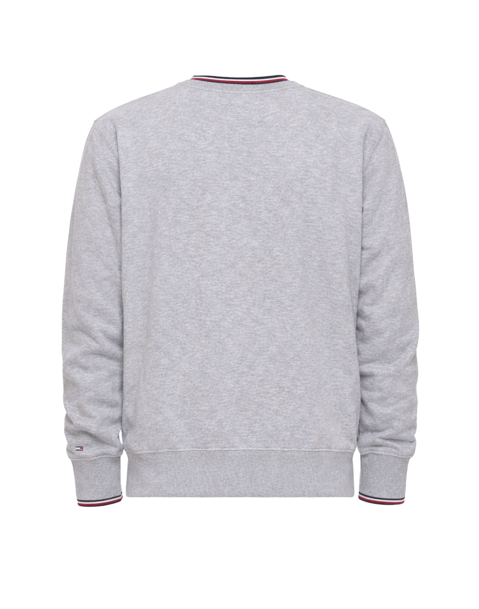 Tommy Hilfiger Men’s Crewneck Cotton Sweatshirt Light Grey 33639 P01 GREY LOGO TIPPED SWEATER
