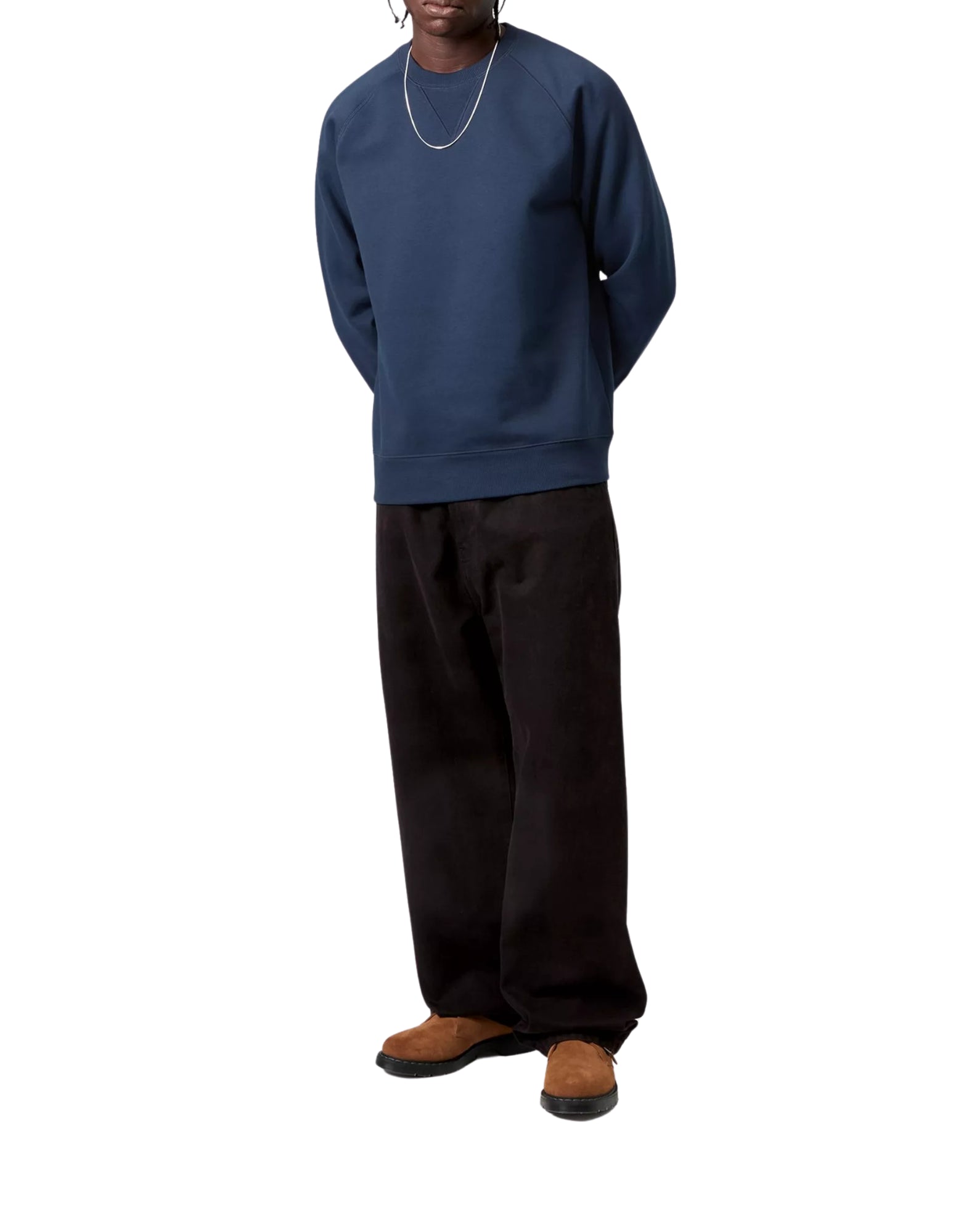 I033660 3H6.XX BLUE CHASE SWEAT - FELPA - CARHARTT WIP