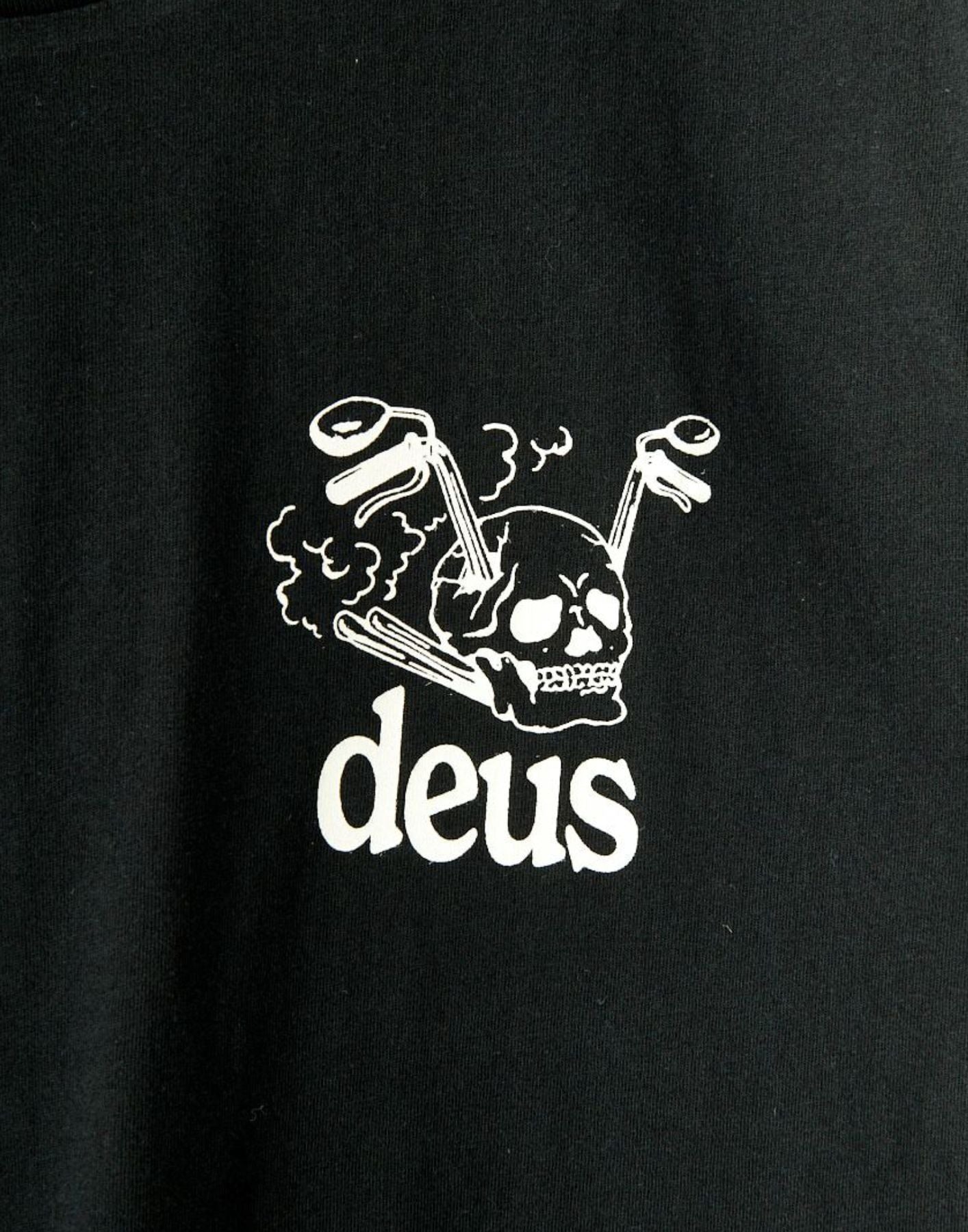 T-shirt pour homme DMS241663C BLACK Deus Ex Machina