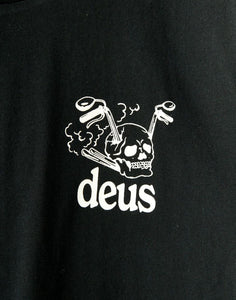 MAN DMS241663C 블랙의 티셔츠 Deus Ex Machina