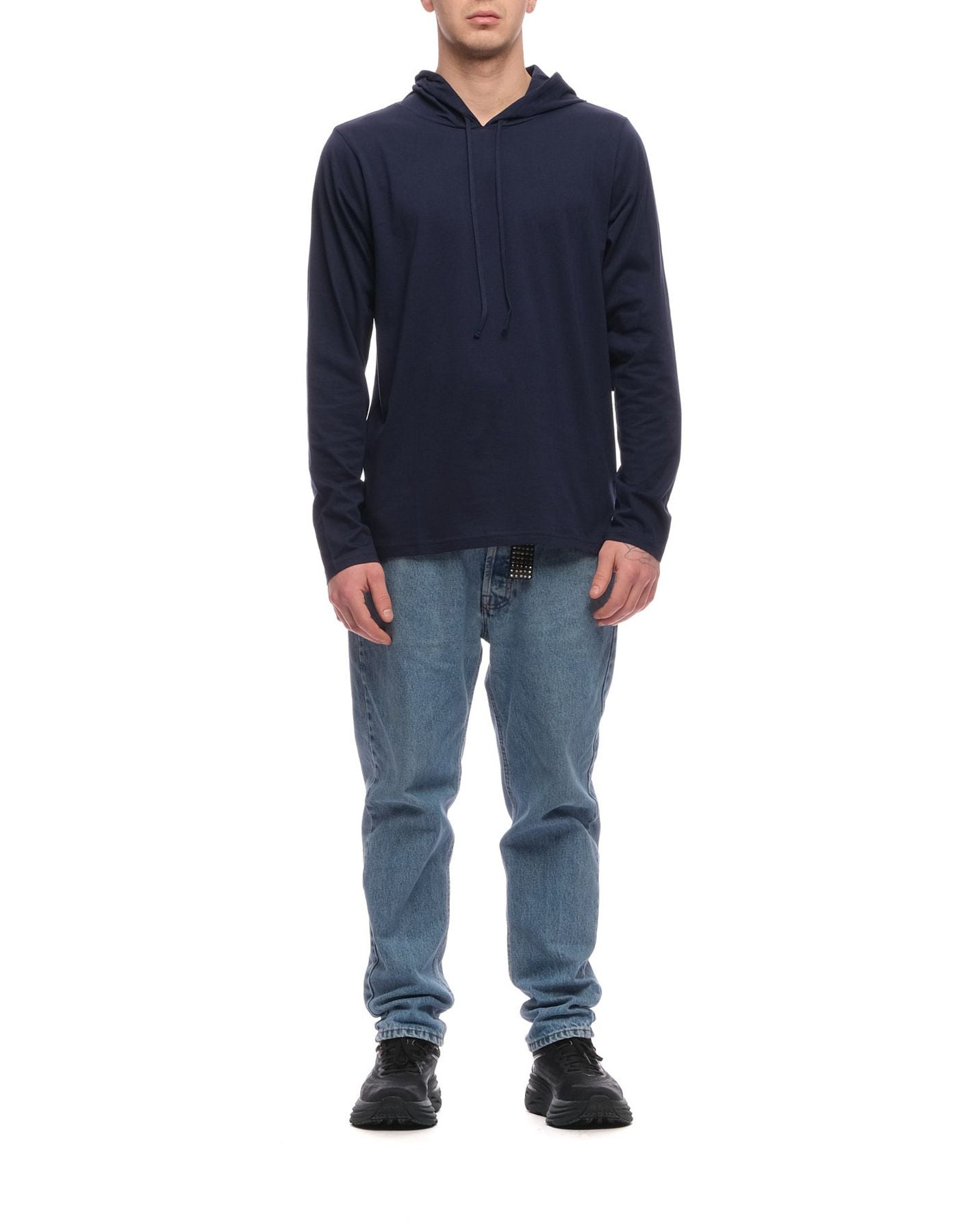 Hoodie Man 714844760001 Marine Polo Ralph Lauren